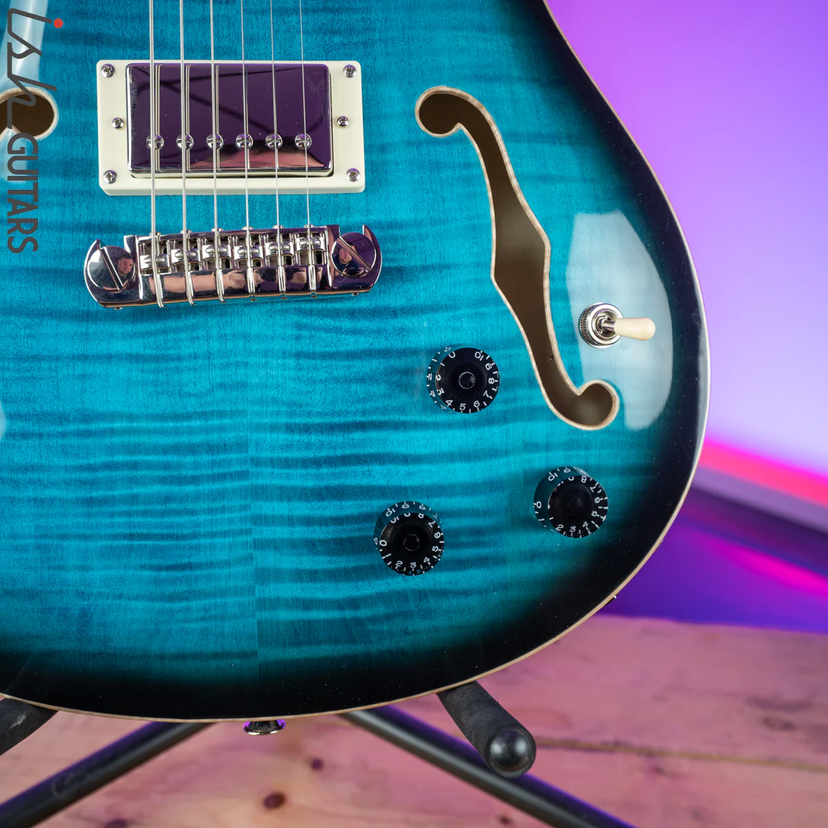 2020 PRS Paul Reed Smith SE Hollowbody II Piezo Peacock Blue - Image 5