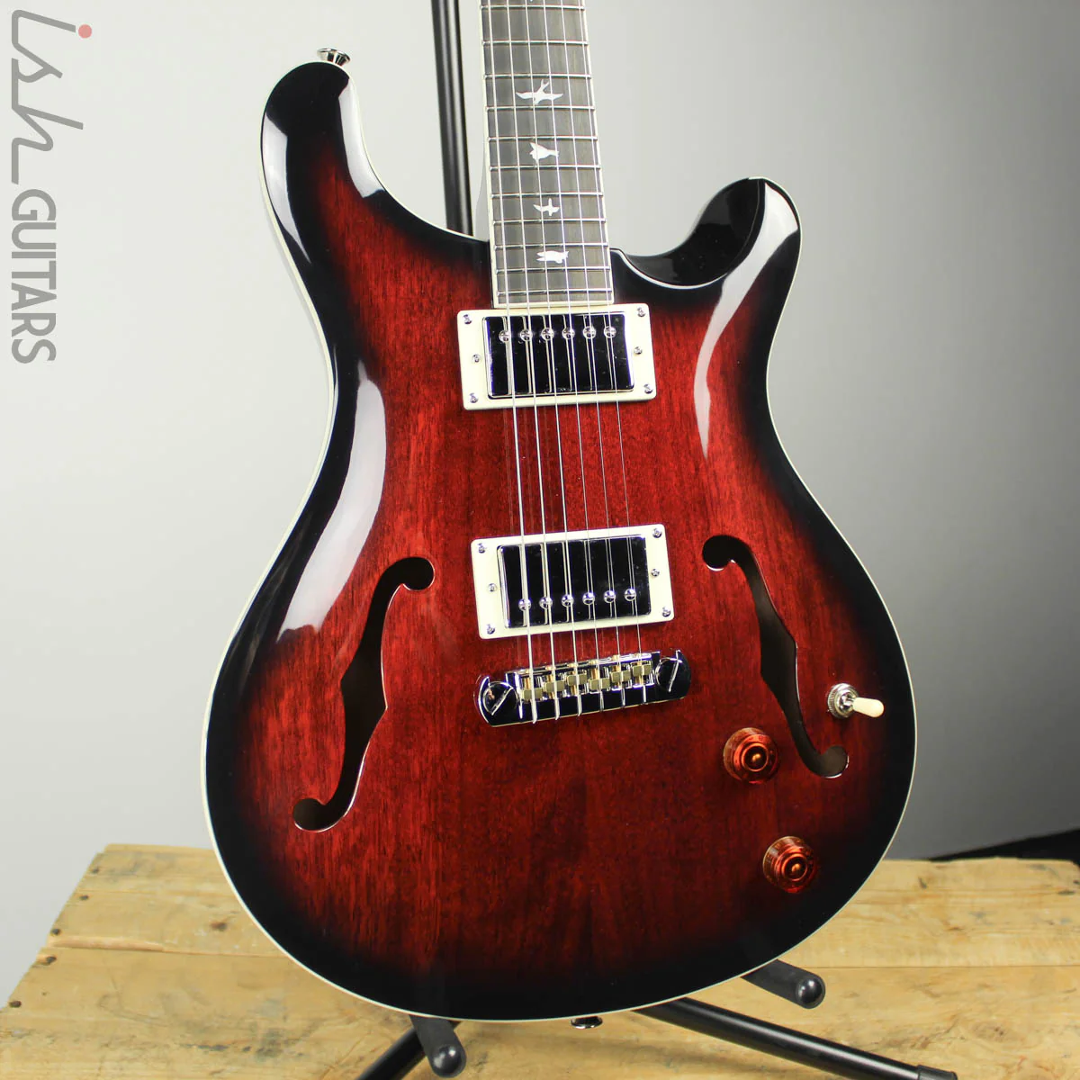 2020 PRS Paul Reed Smith SE Hollowbody Standard Fire Red Burst