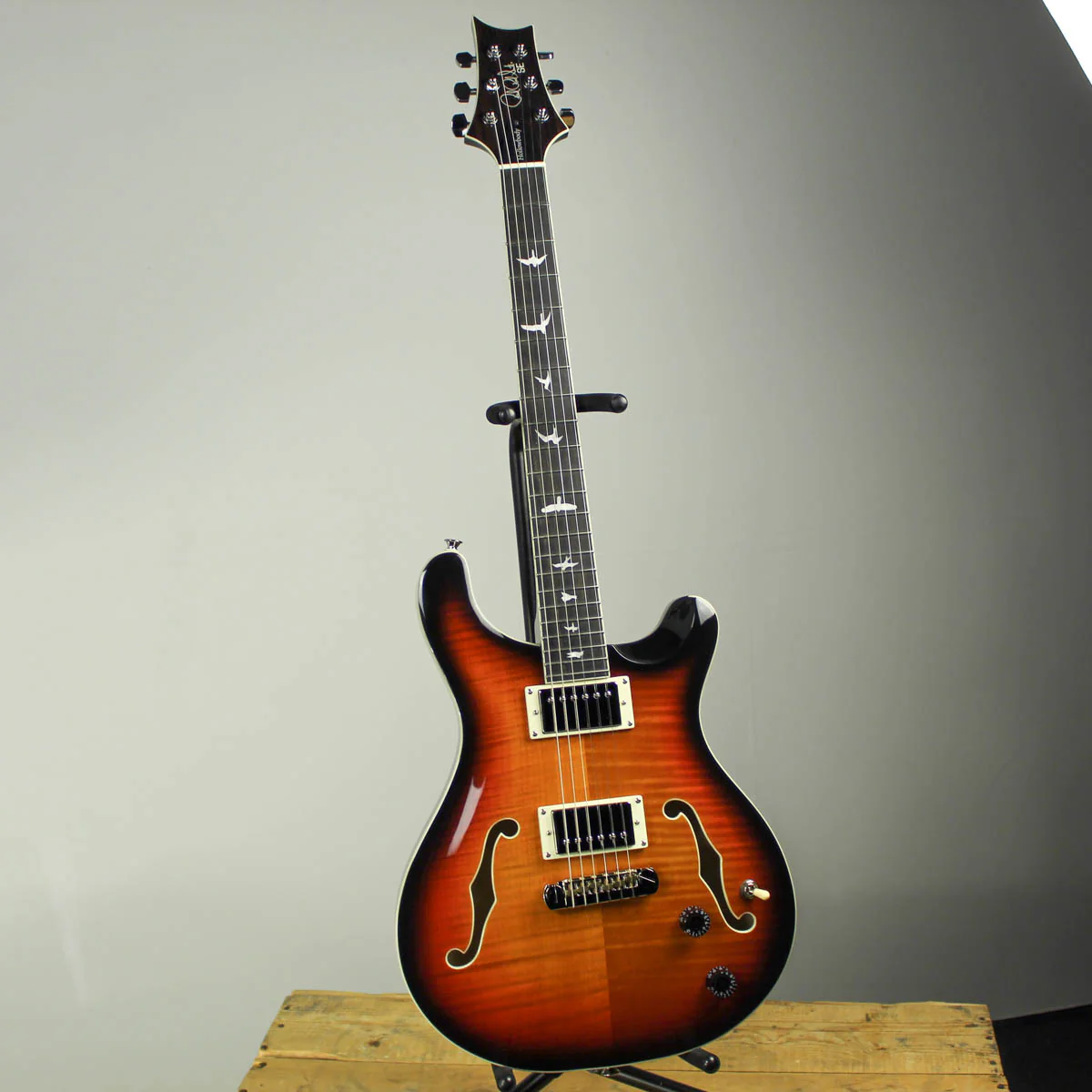 2020 PRS SE Hollowbody II Tricolor Sunburst - Image 2