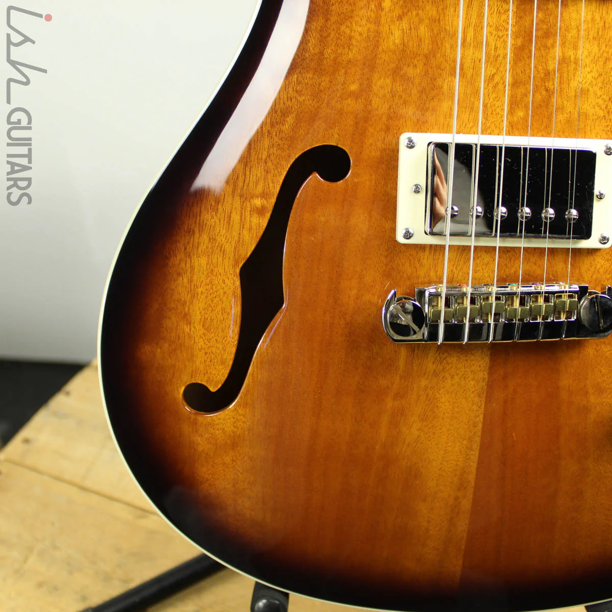 2020 PRS SE Hollowbody Standard McCarty Tobacco Sunburst - Image 5