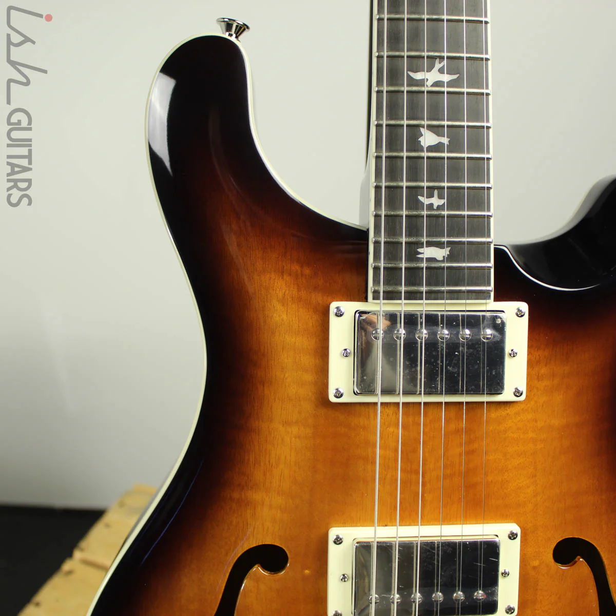 2020 PRS SE Hollowbody Standard McCarty Tobacco Sunburst - Image 4