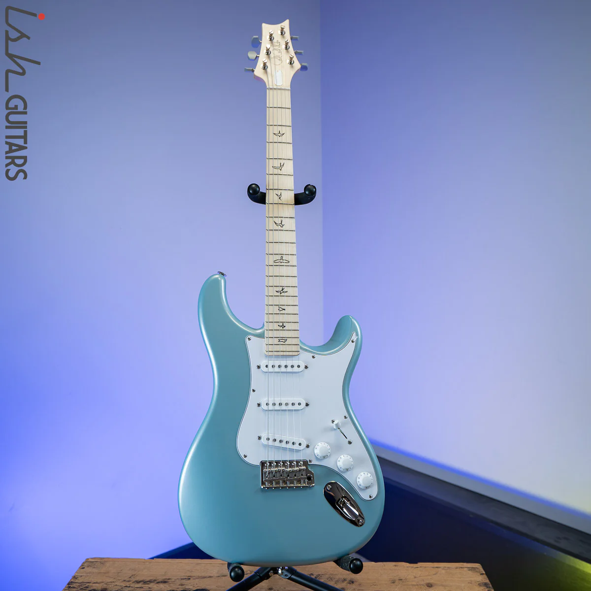 PRS Silver Polar Blue Maple Fretboard - Image 2