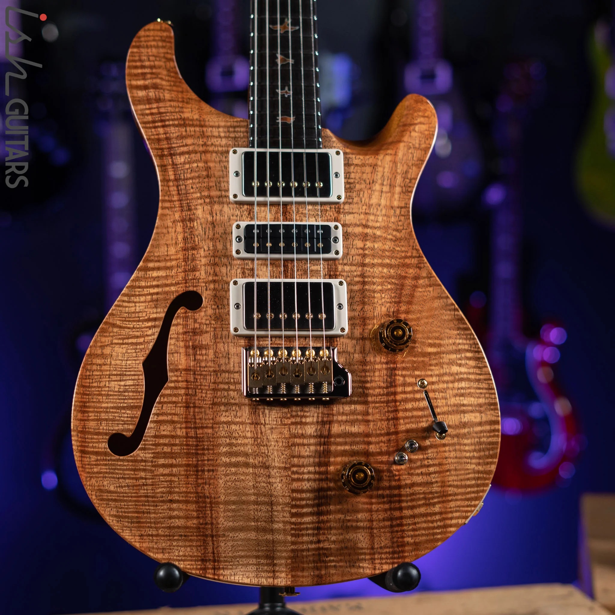 2020 PRS Special Semi-Hollow Private Stock Natural Koa