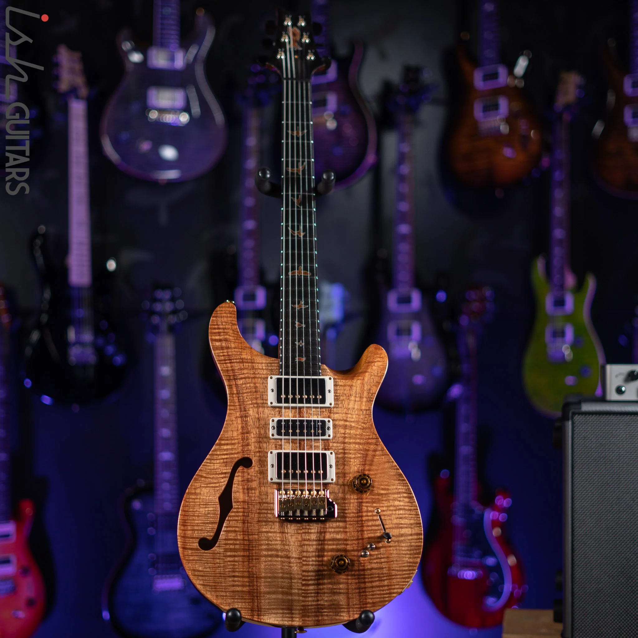 2020 PRS Special Semi-Hollow Private Stock Natural Koa - Image 2