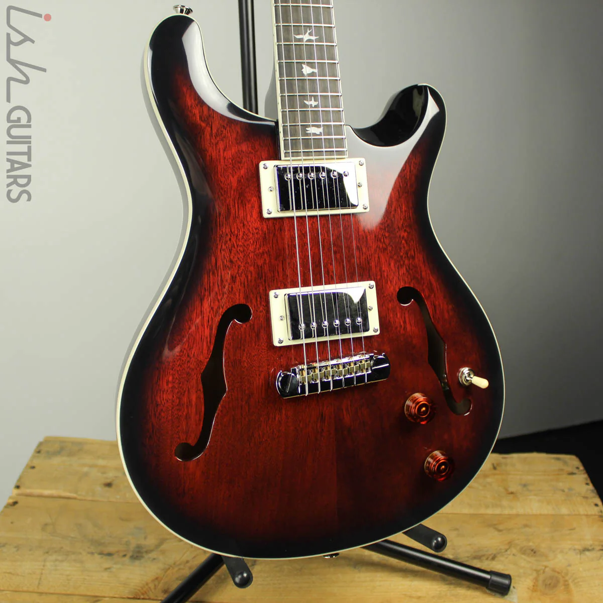 2020 PRS Paul Reed Smith SE Hollowbody Standard Fire Red Burst