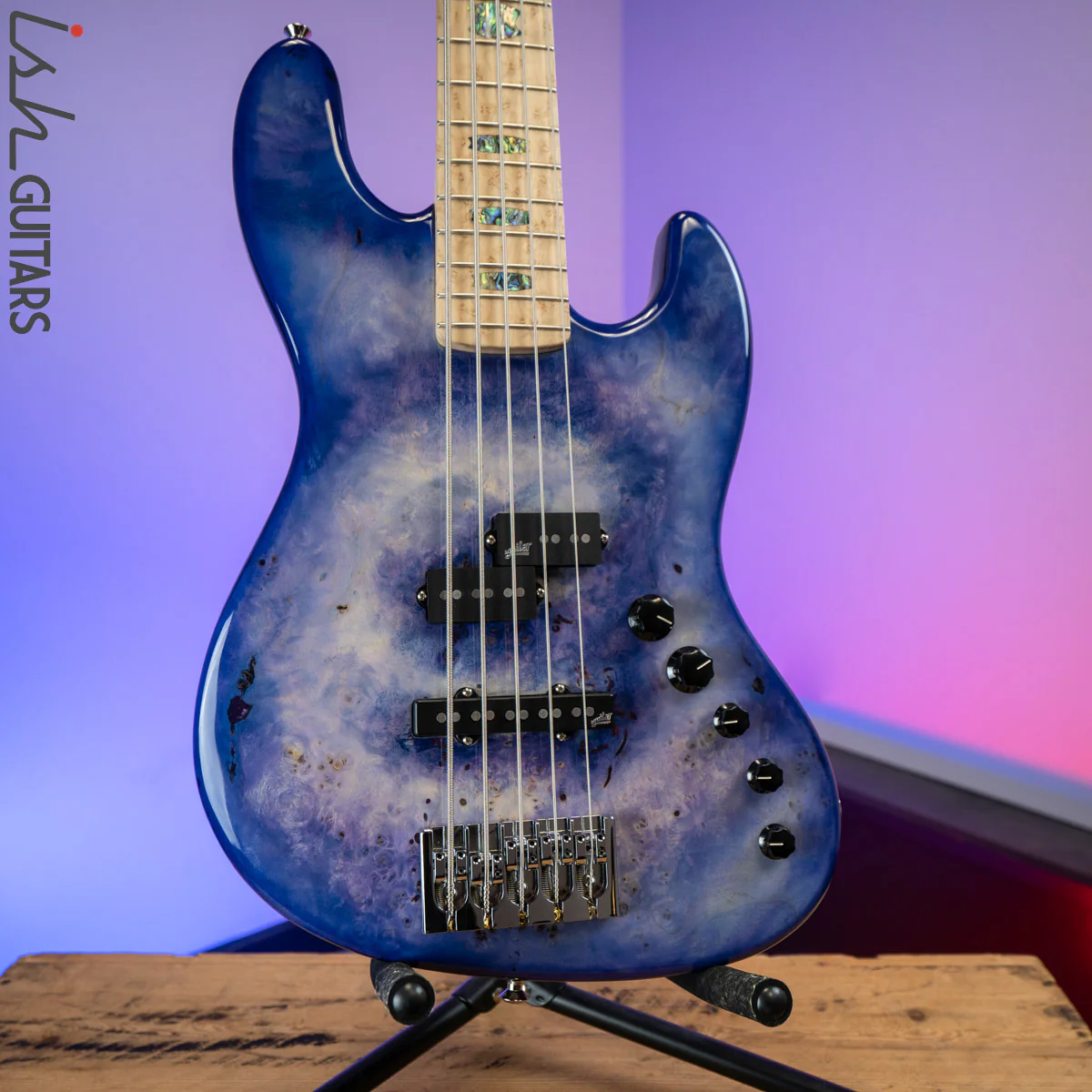 2020 Spector Coda 5 String Nebula Tie Dye Bass Guitar