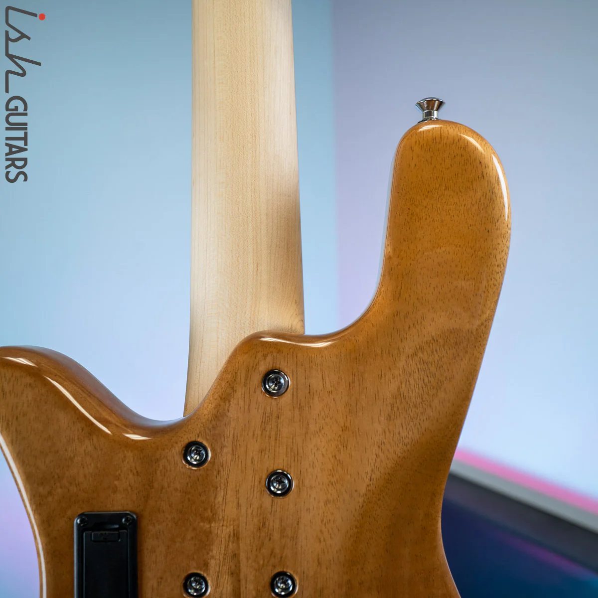 Spector NS-2BO Blue Tie Dye 4 String Bass Guitar - Image 10