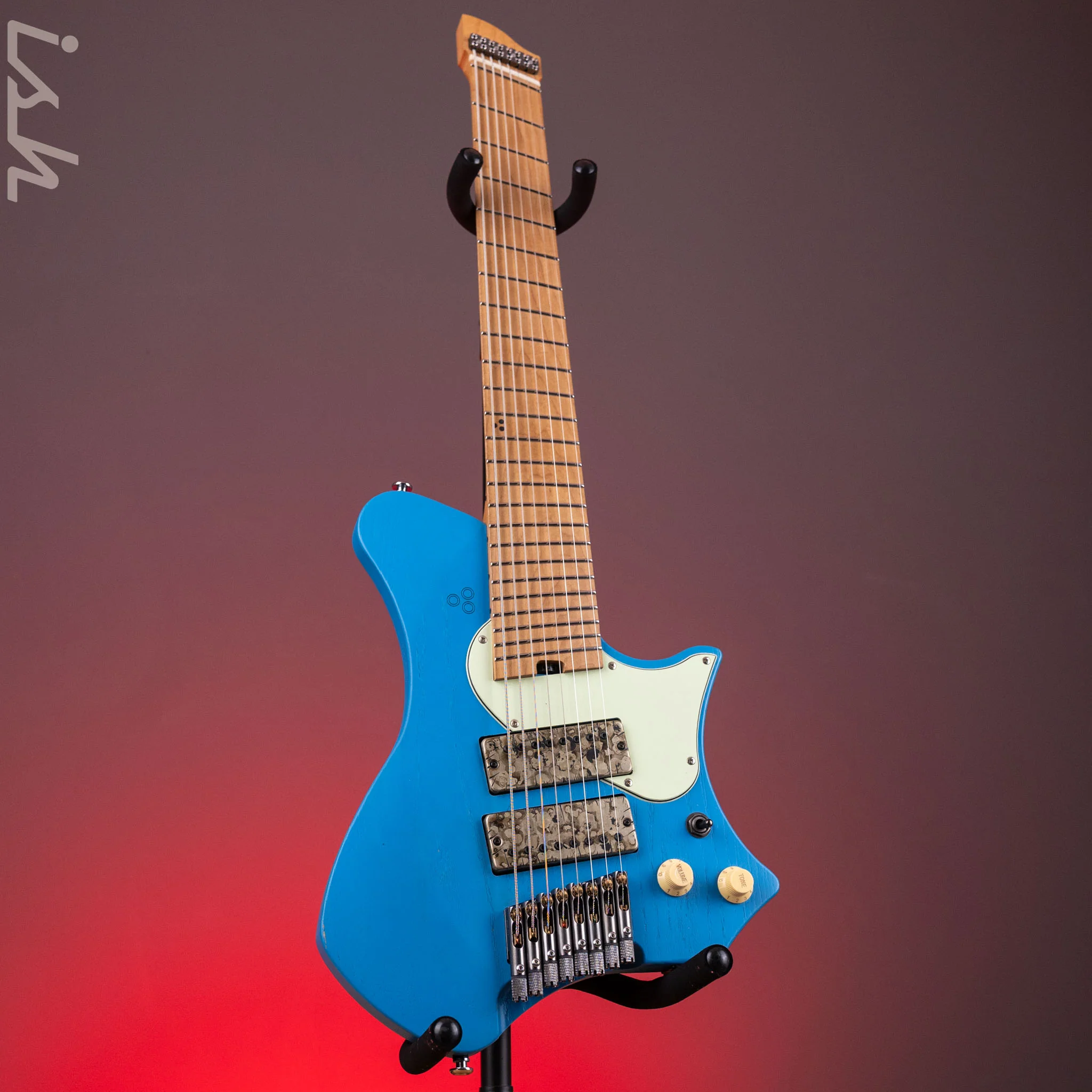 2020s GOC Satya 8-String Guitar Blue - Image 2