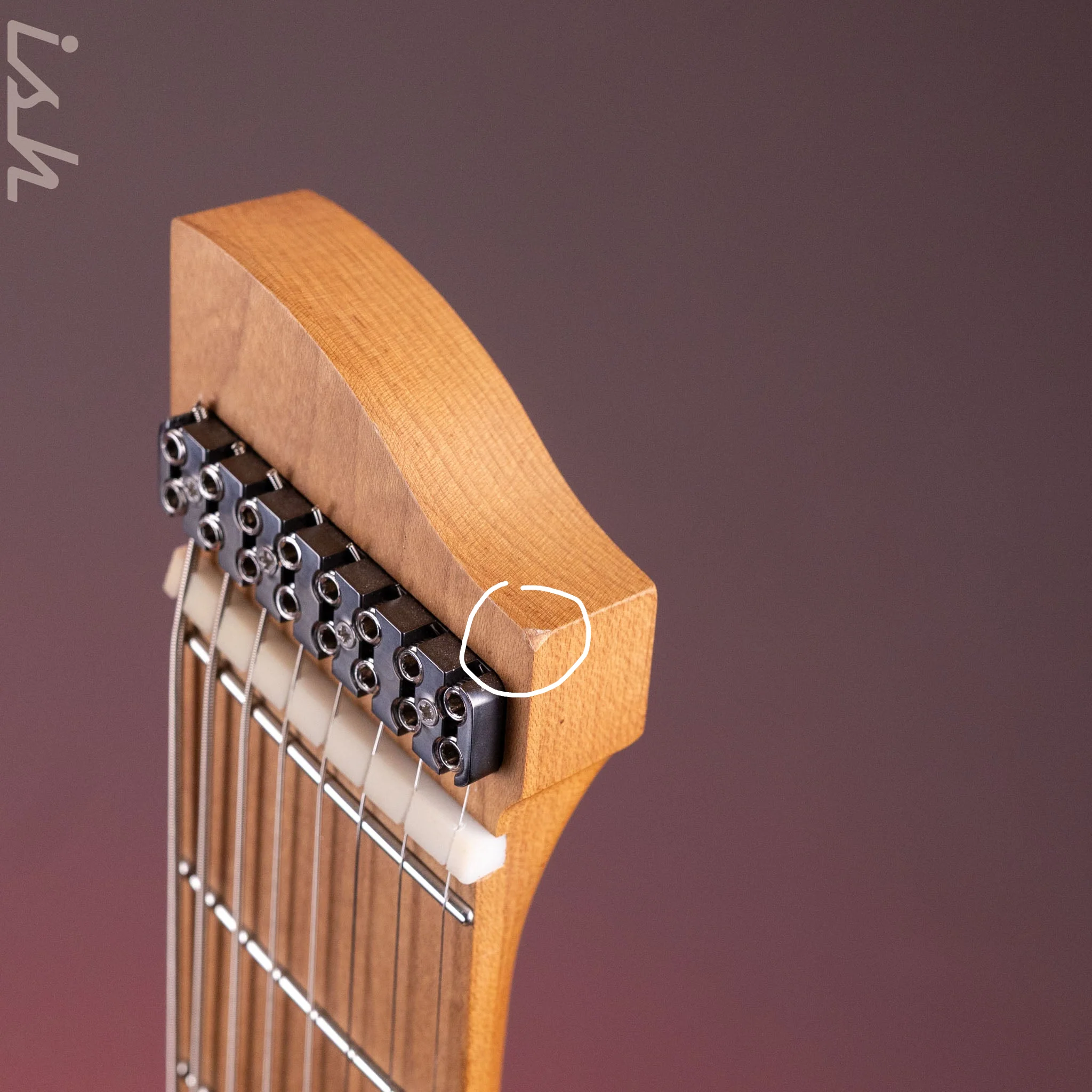 2020s GOC Satya 8-String Guitar Blue - Image 7