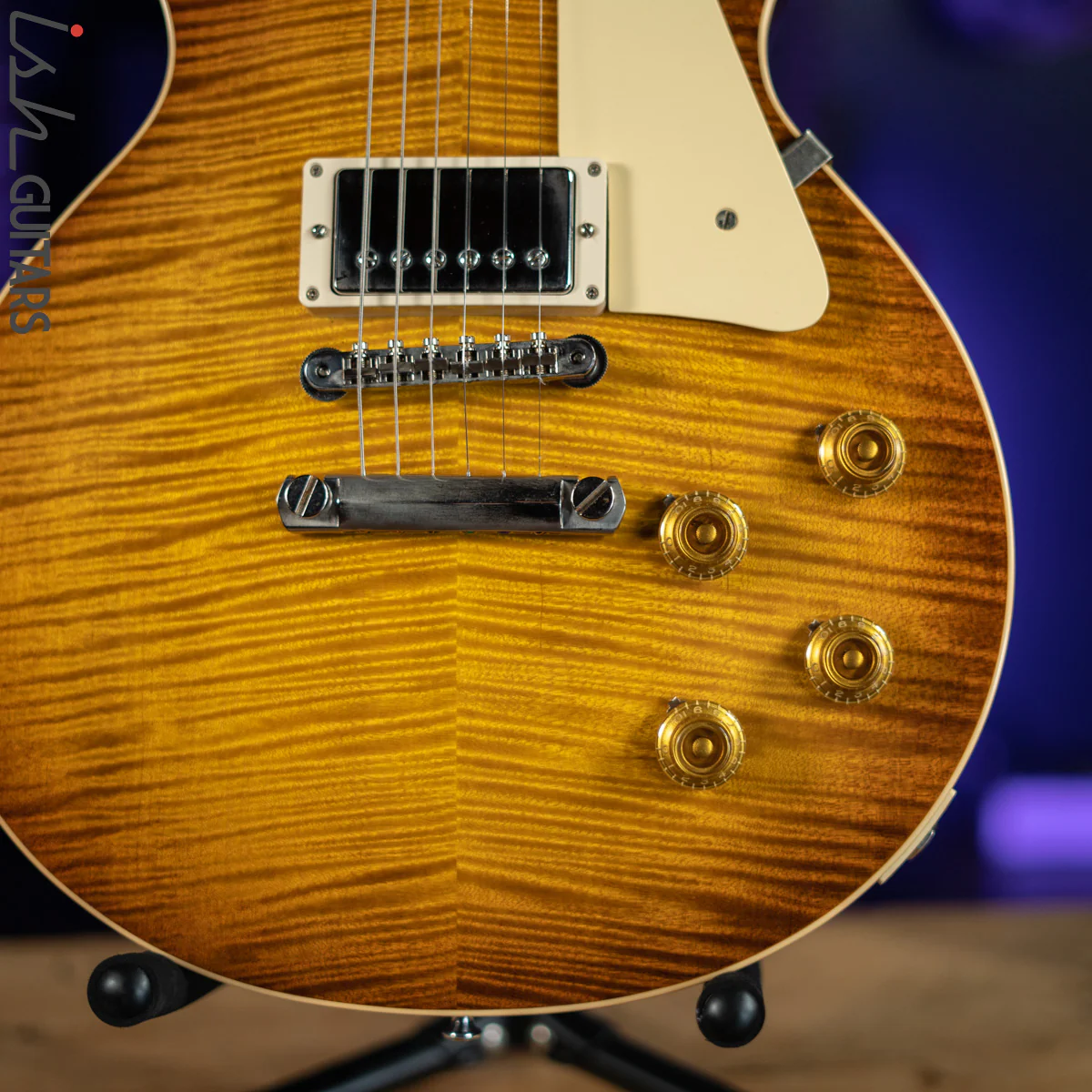 2021 '59 Gibson Les Paul Standard Custom Shop Made 2 Measure Murphy Lab Iced Tea - Image 4