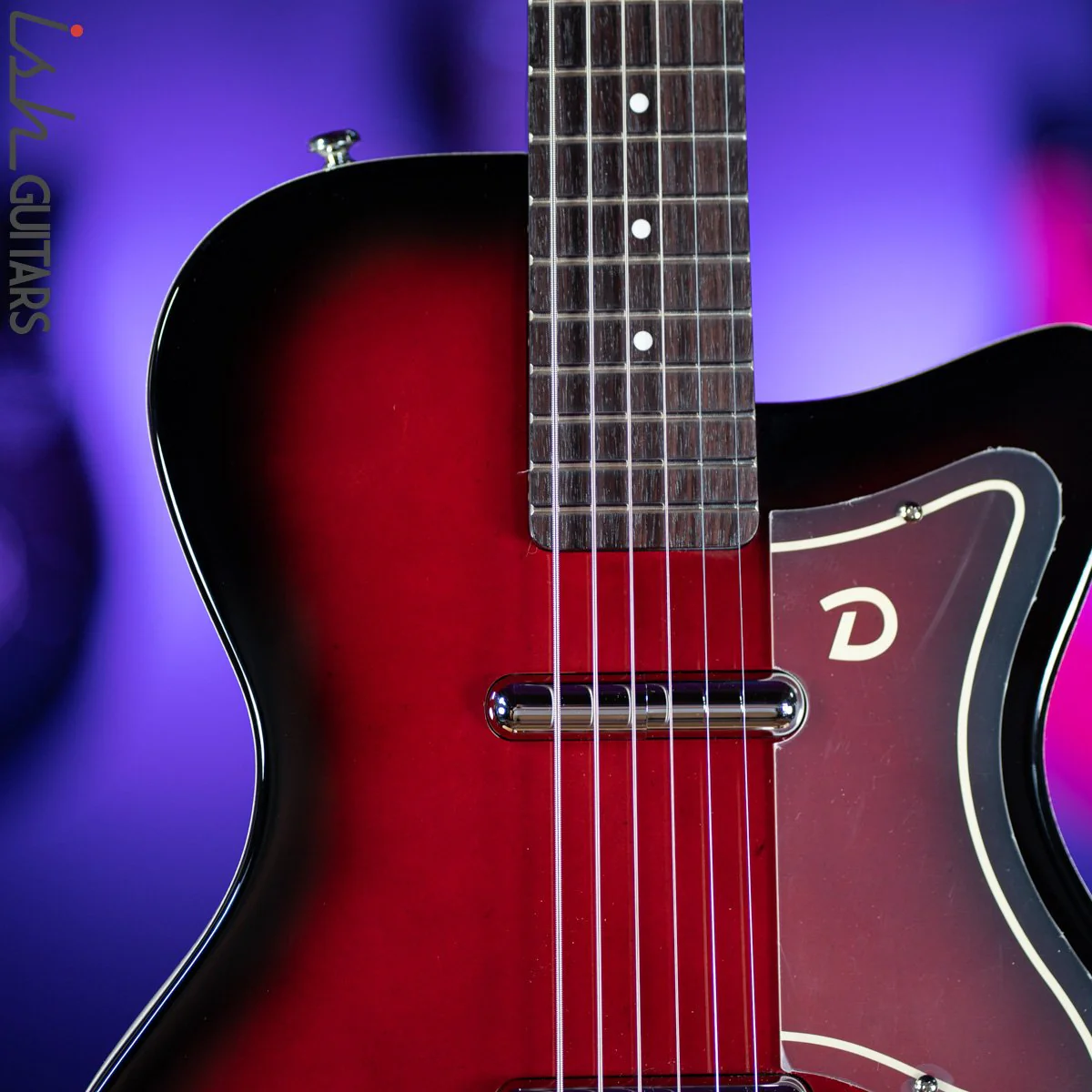 Danelectro 56 Singlecut Baritone Red Burst - Image 4