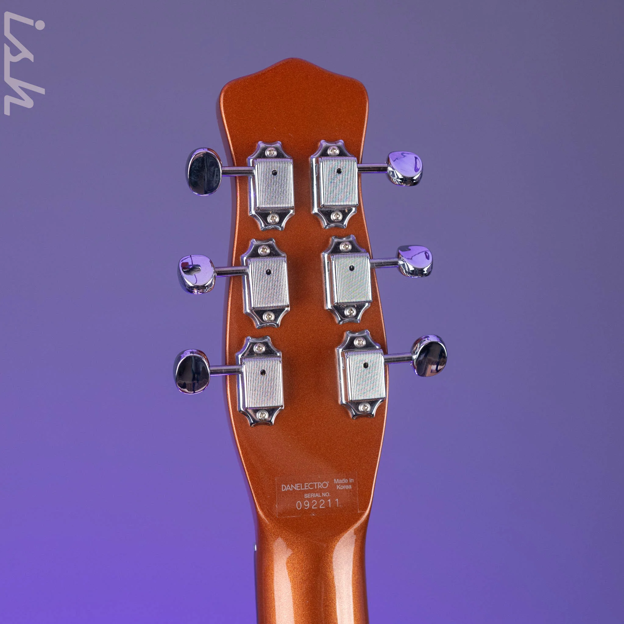 2021 Danelectro 59M NOS Orange Metalflake - Image 12