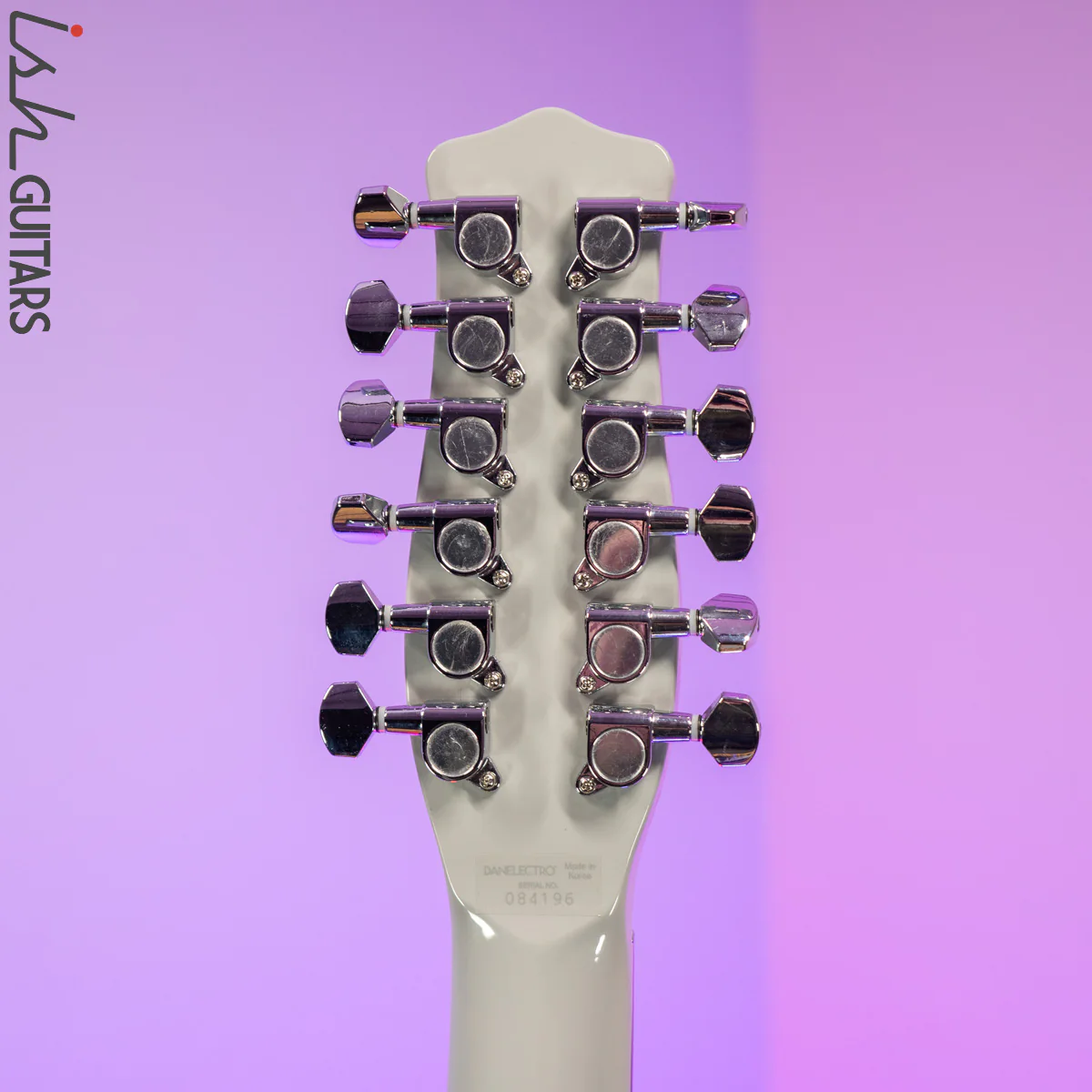 Danelectro 59X 12 String Ice Gray - Image 11