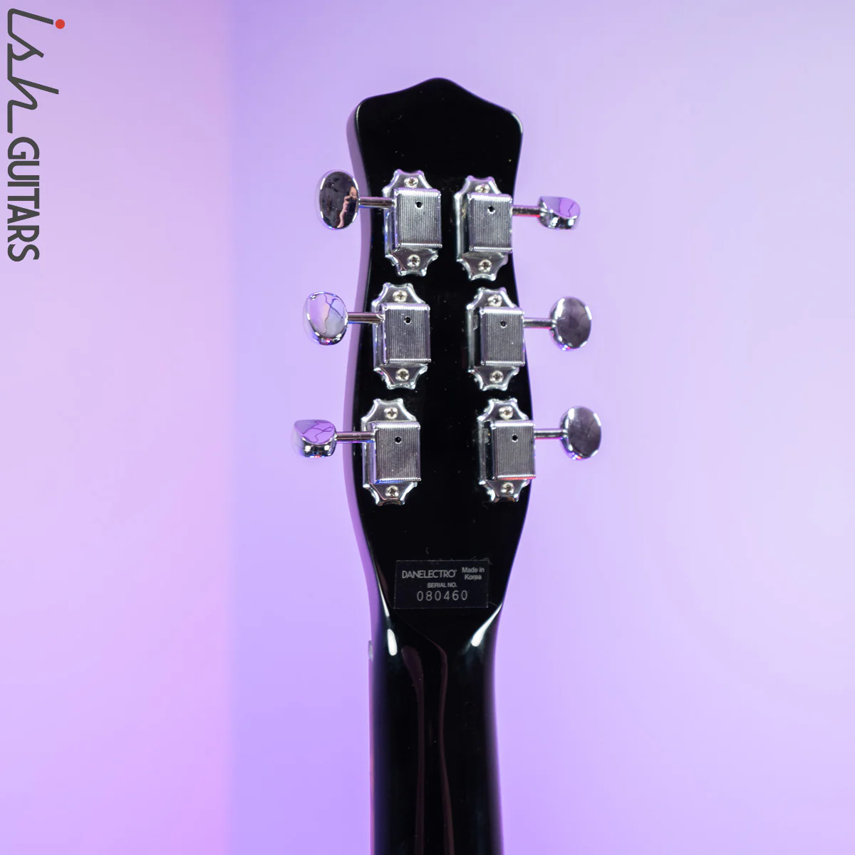 Danelectro 64XT Black w/ Marble Pickguard Prototype - Image 11