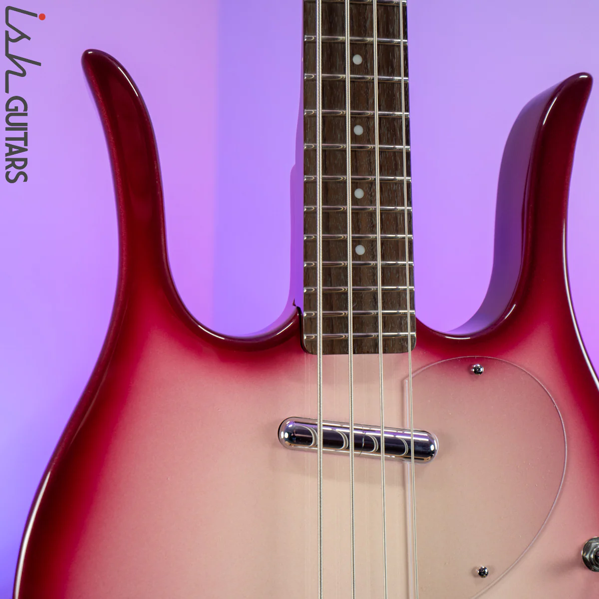 Danelectro Longhorn Bass Violet Burst Prototype - Image 3