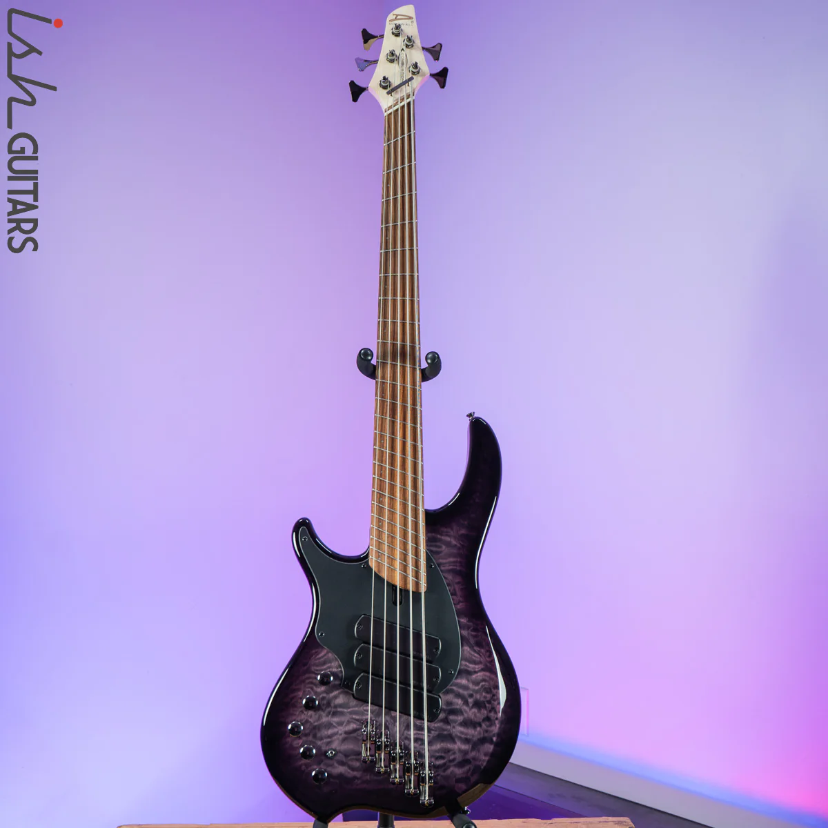 Dingwall 10th Anniversary Combustion 5-String 3 PUP Amethystburst Left Handed - Image 2