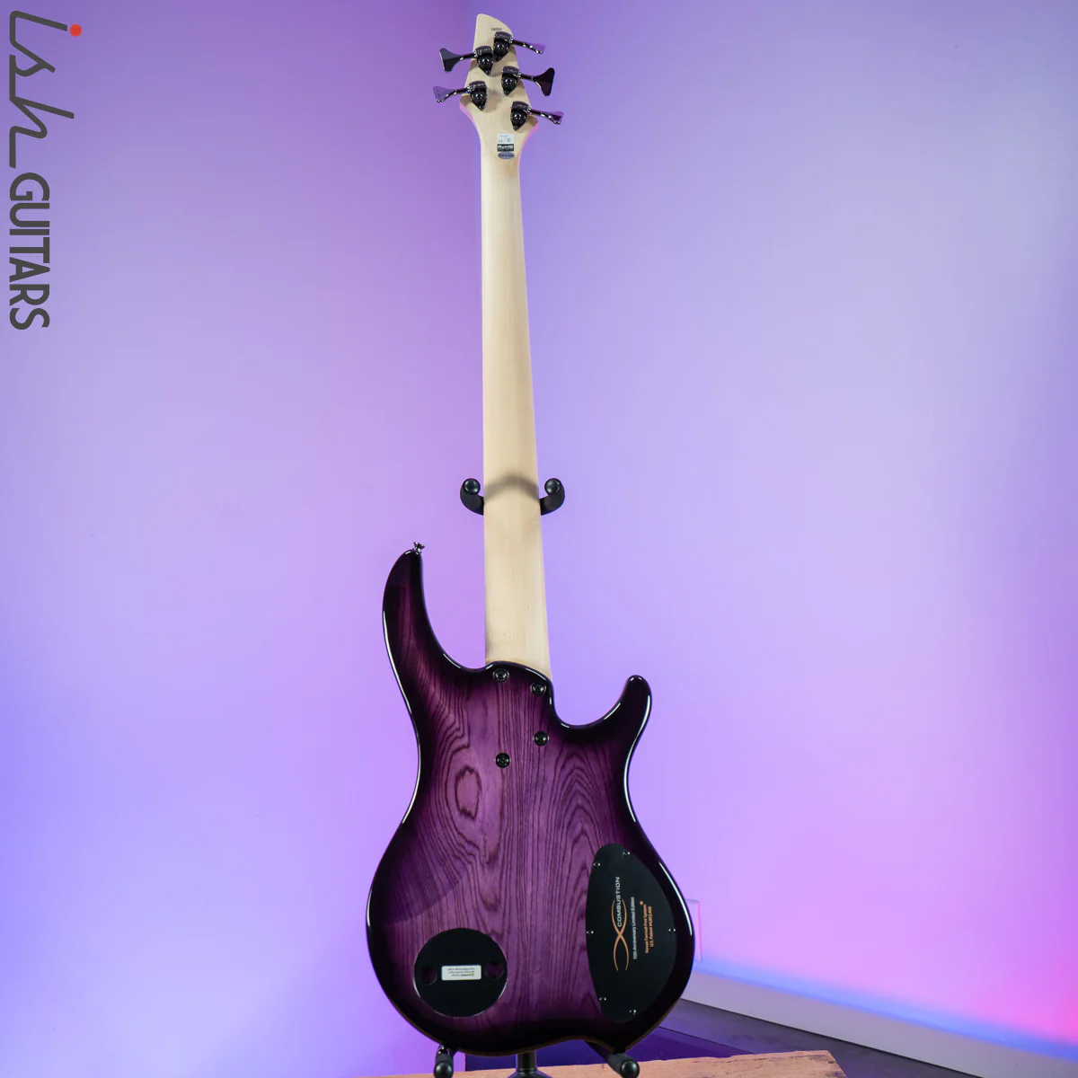 Dingwall 10th Anniversary Combustion 5-String 3 PUP Amethystburst Left Handed - Image 7
