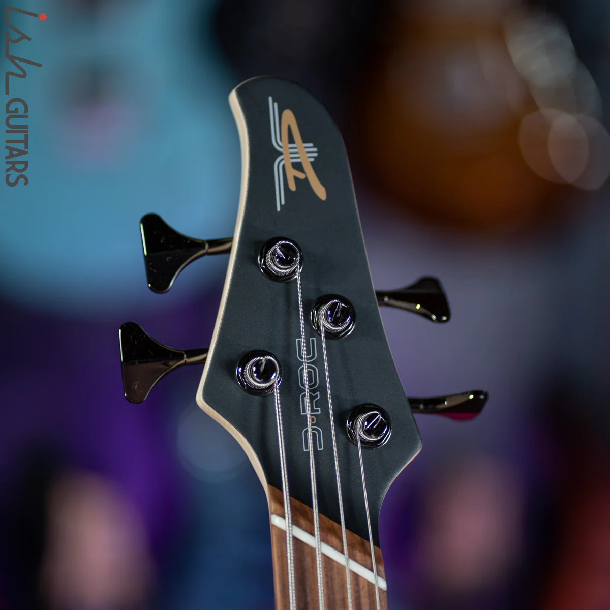 Dingwall D-ROC Standard 4-String Bass Aquamarine Metalflake - Image 7