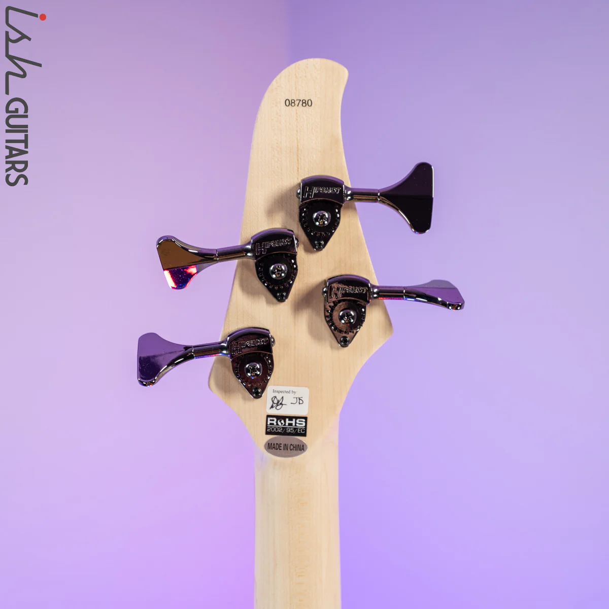 Dingwall D-ROC 4-String Standard Matte Blue to Purple Colorshift - Image 11