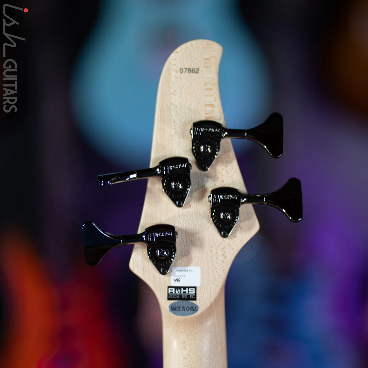 Dingwall D-ROC 4-String Standard Matte Metallic Black B-Stock - Image 12