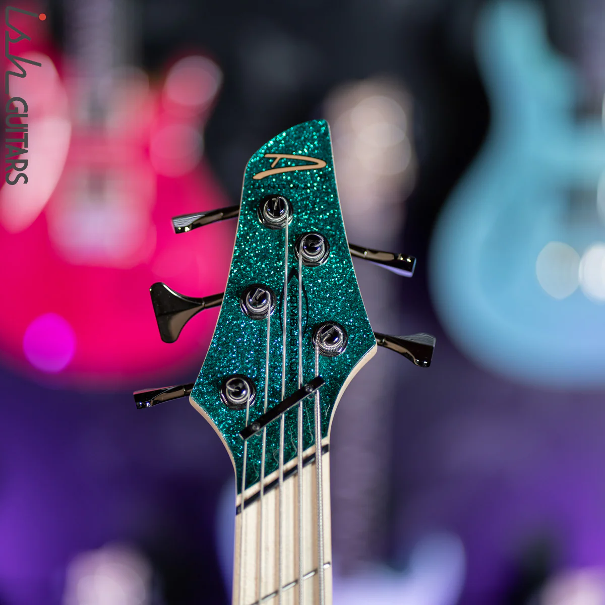 Dingwall Left Handed NG-3 5-String Gloss Metalflake Aquamarine - Image 12