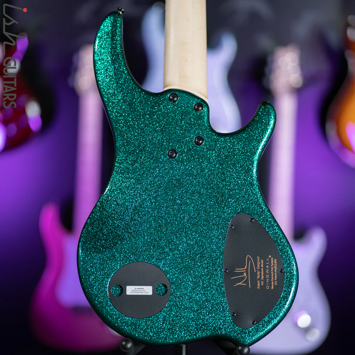 Dingwall Left Handed NG-3 5-String Gloss Metalflake Aquamarine - Image 4