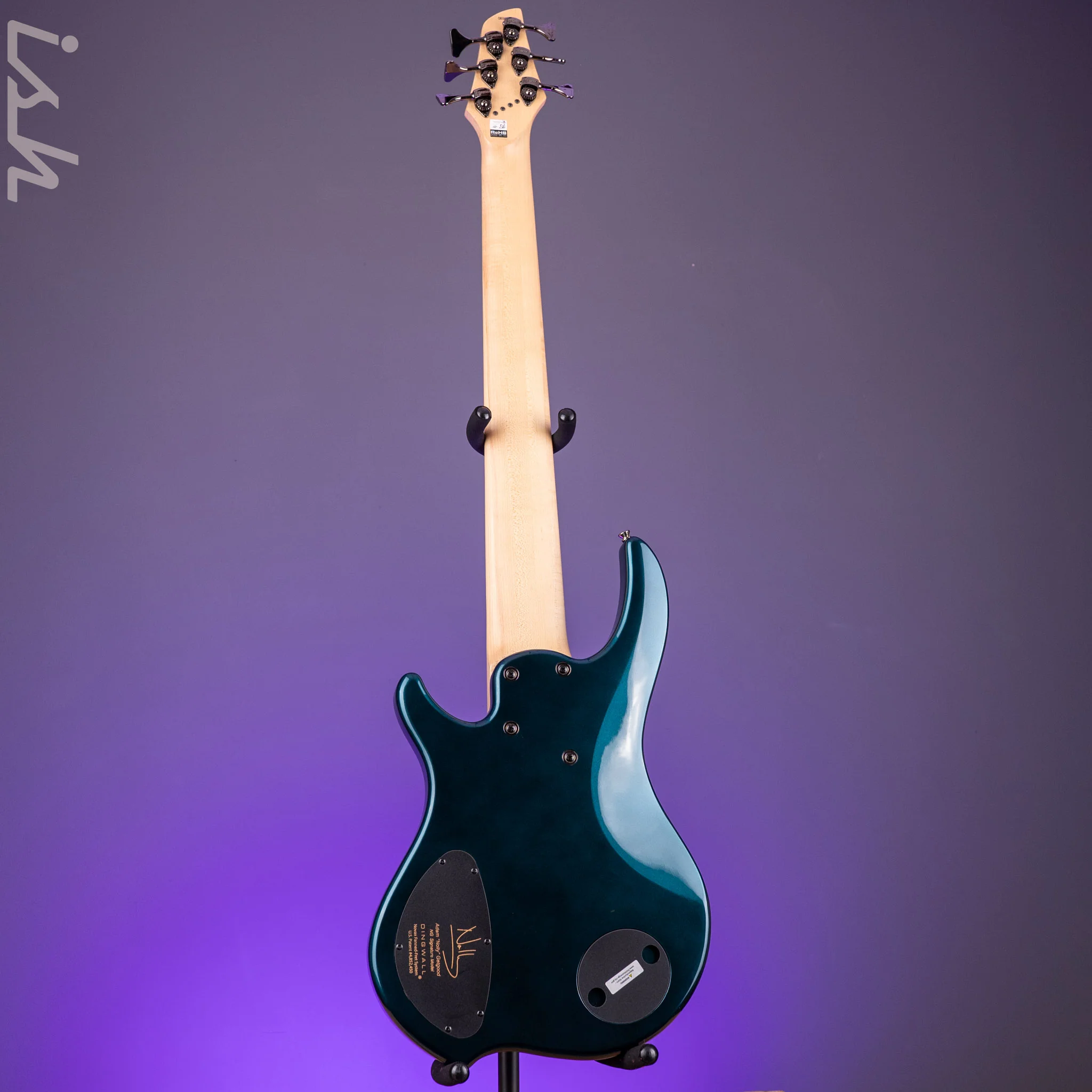 2021 Dingwall NG3 6-String Bass Black Forest Green - Image 10