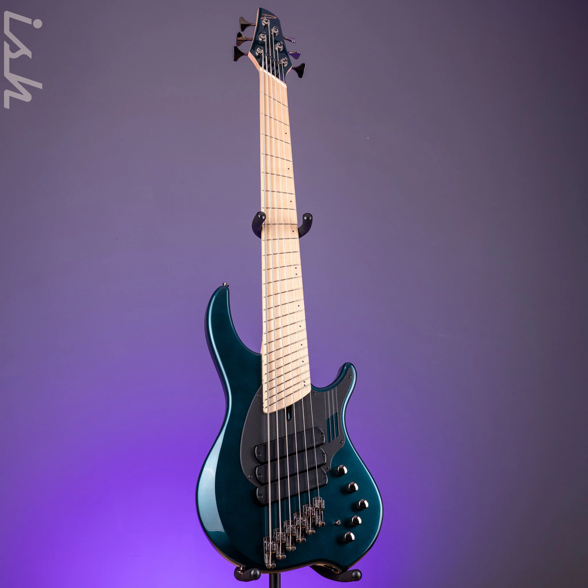 2021 Dingwall NG3 6-String Bass Black Forest Green - Image 2
