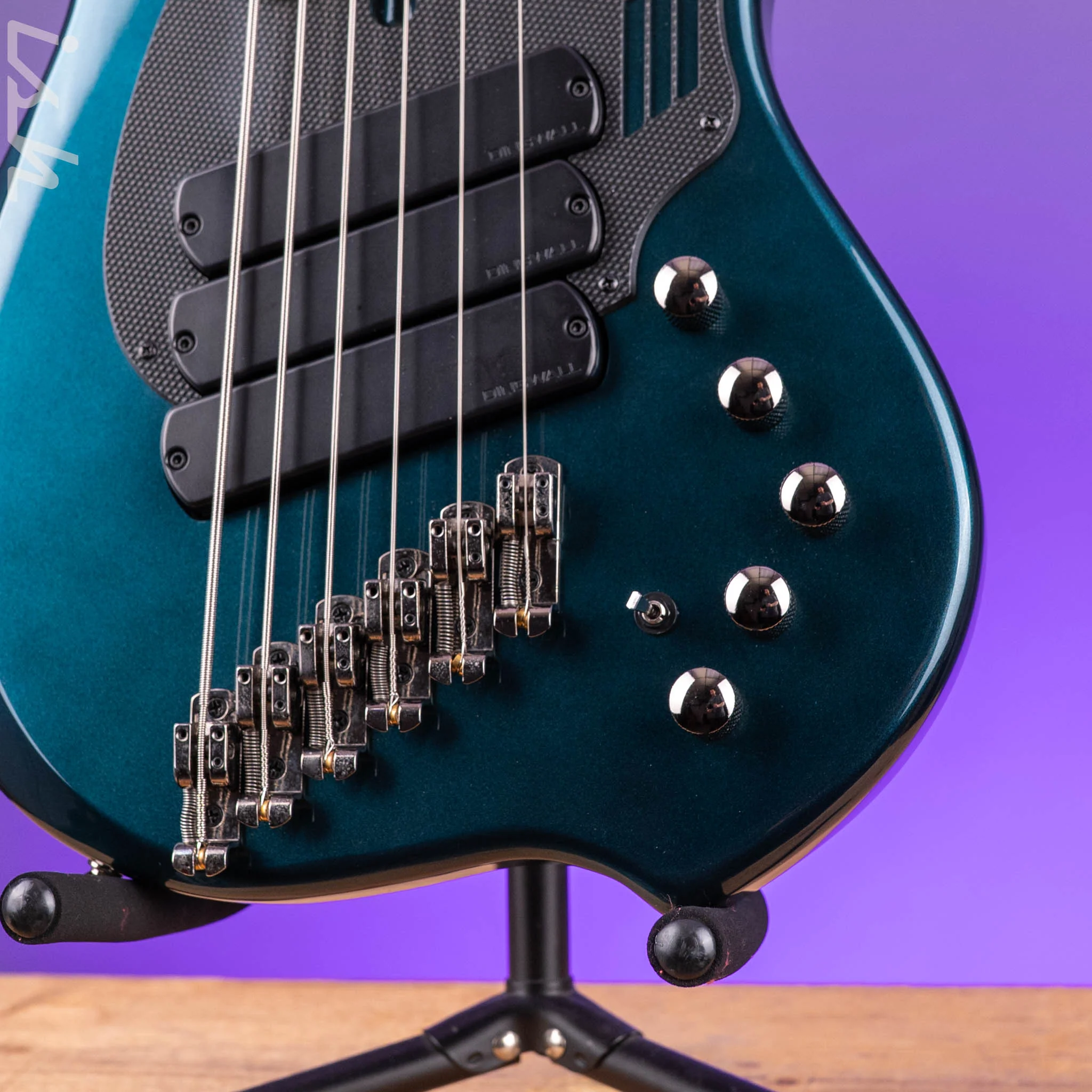 2021 Dingwall NG3 6-String Bass Black Forest Green - Image 5