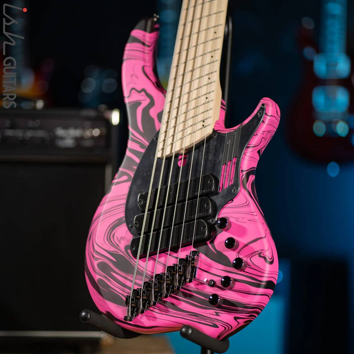 Dingwall NG3 6 String Matte Pink Swirl B-STOCK - Image 5