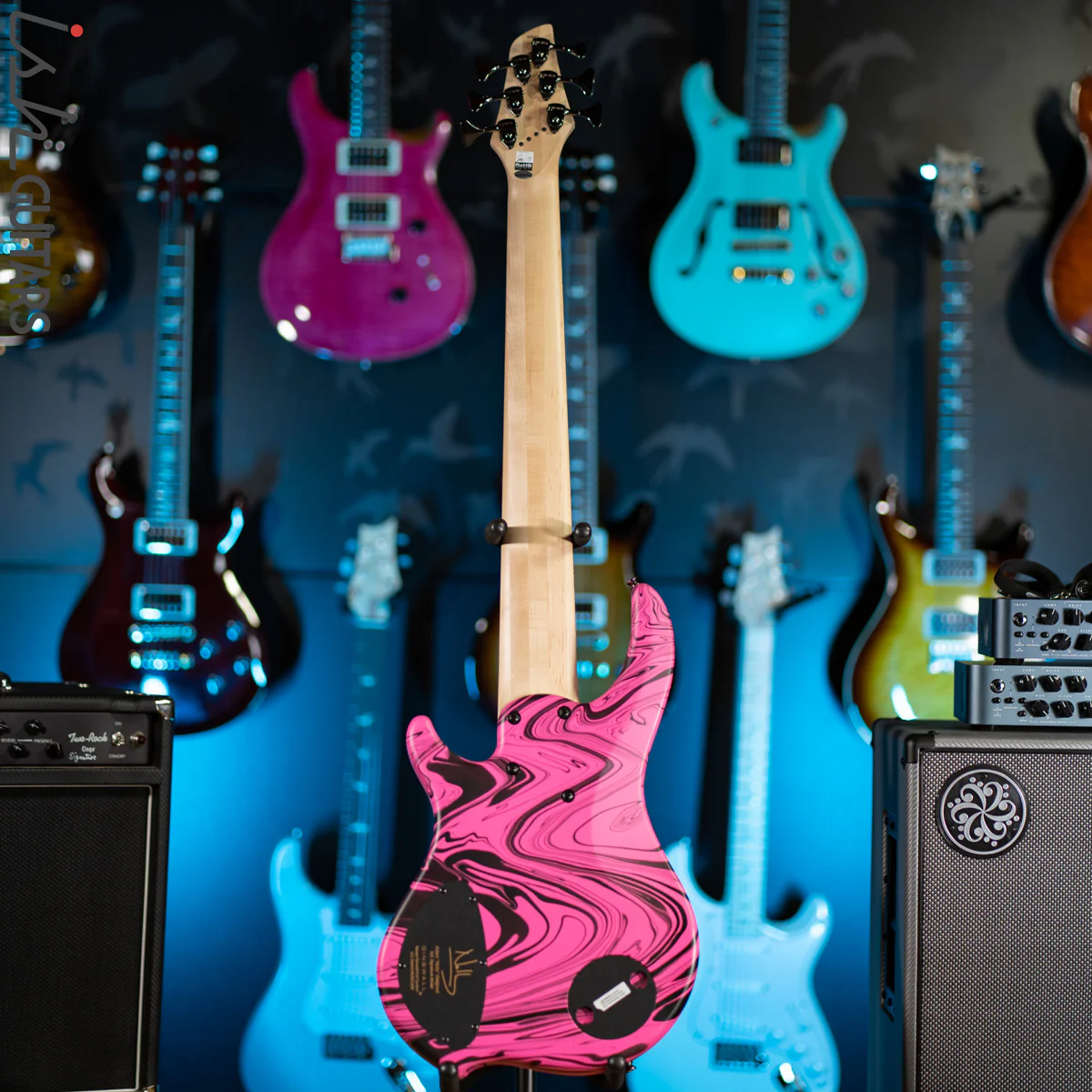 Dingwall NG3 6 String Matte Pink Swirl B-STOCK - Image 7