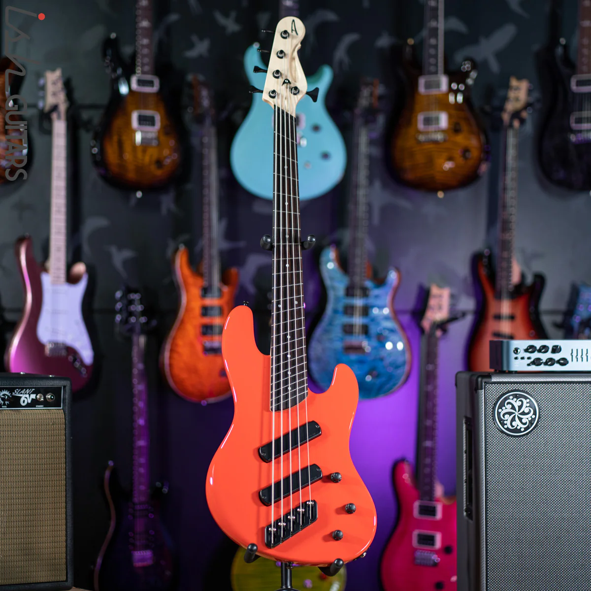 Dingwall Super J 5-String Fiesta Red - Image 2