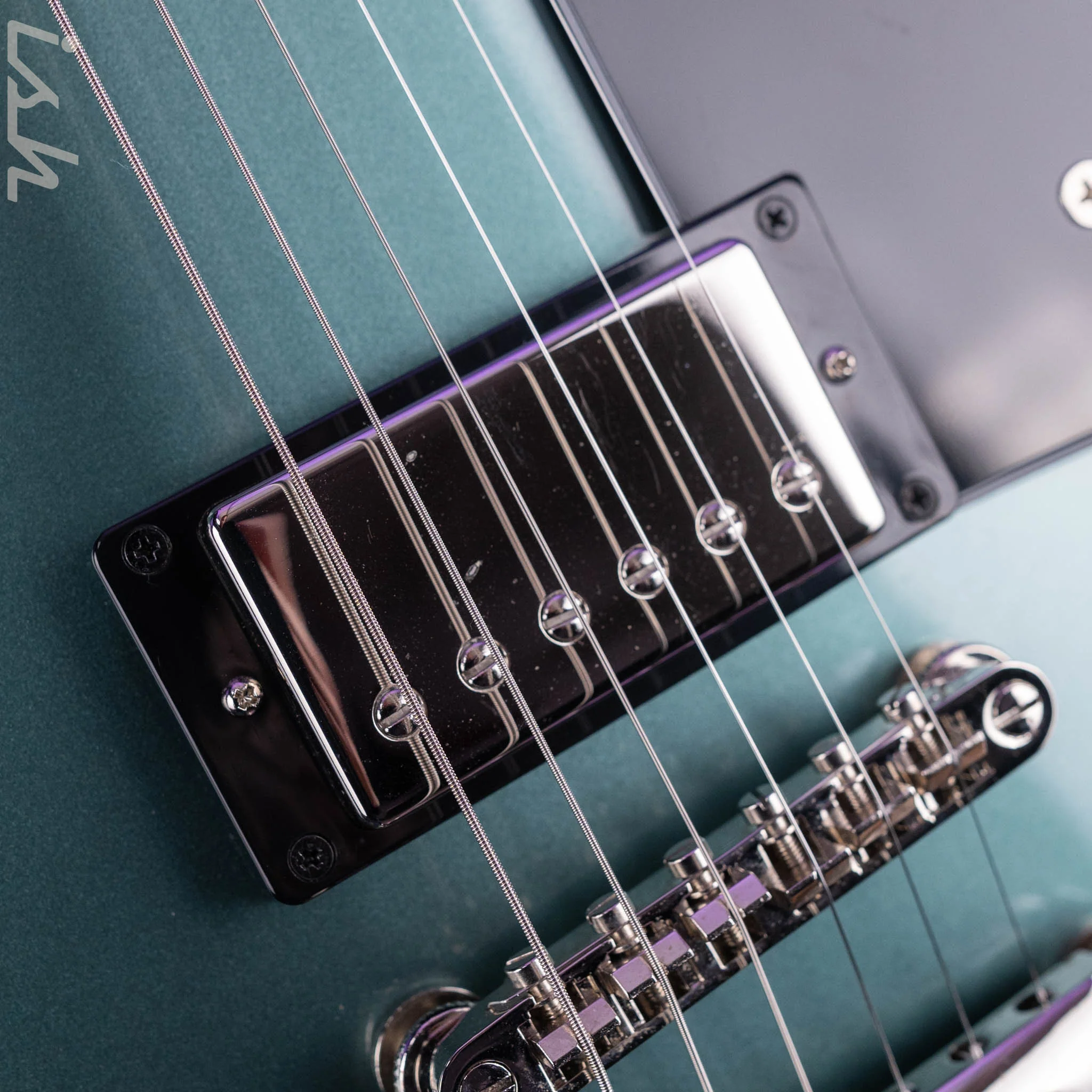 2021 Epiphone Les Paul Modern Electric Guitar Faded Pelham Blue - Image 8