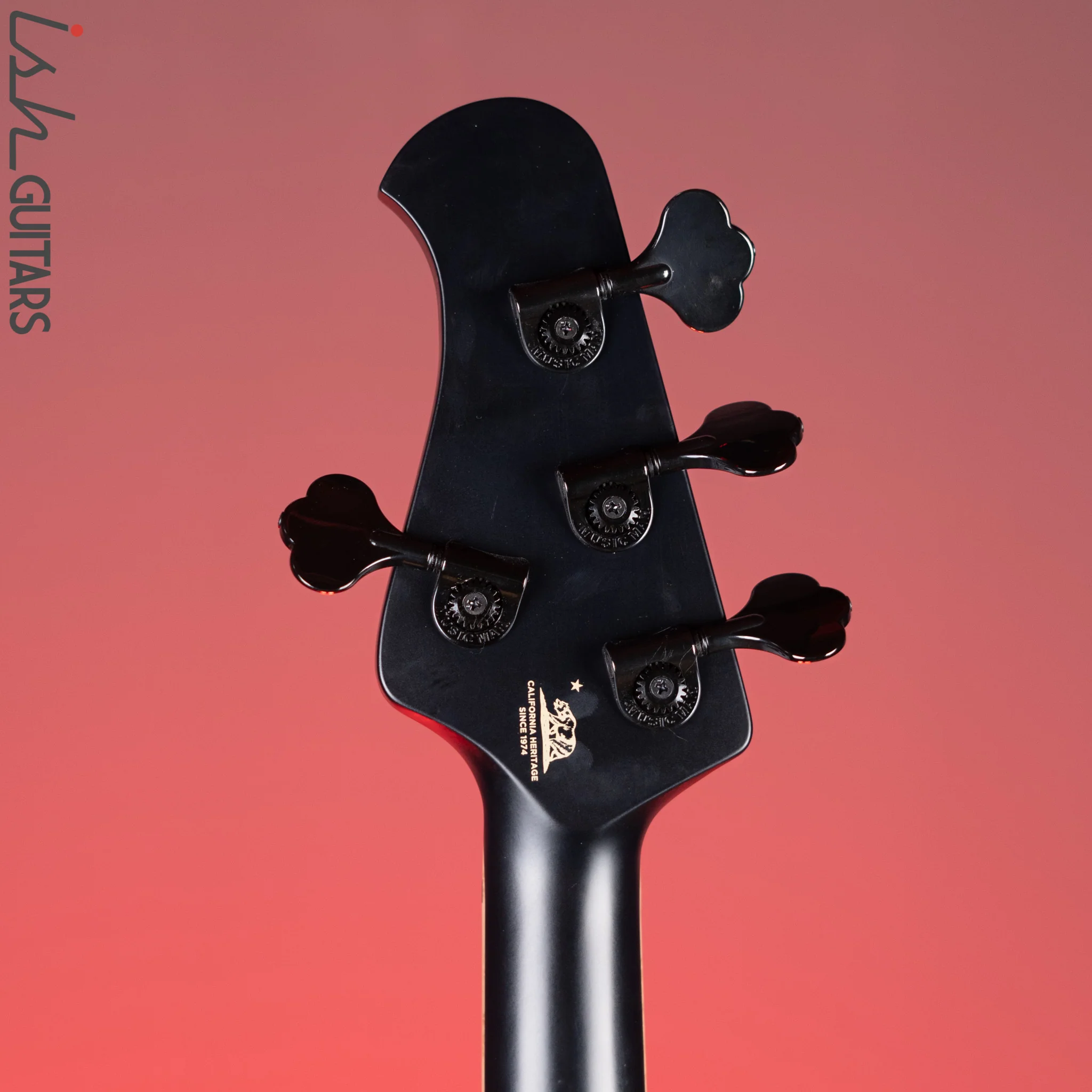 2021 Ernie Ball Music Man BFR Kingpin Stingray HH Matte Black - Image 12