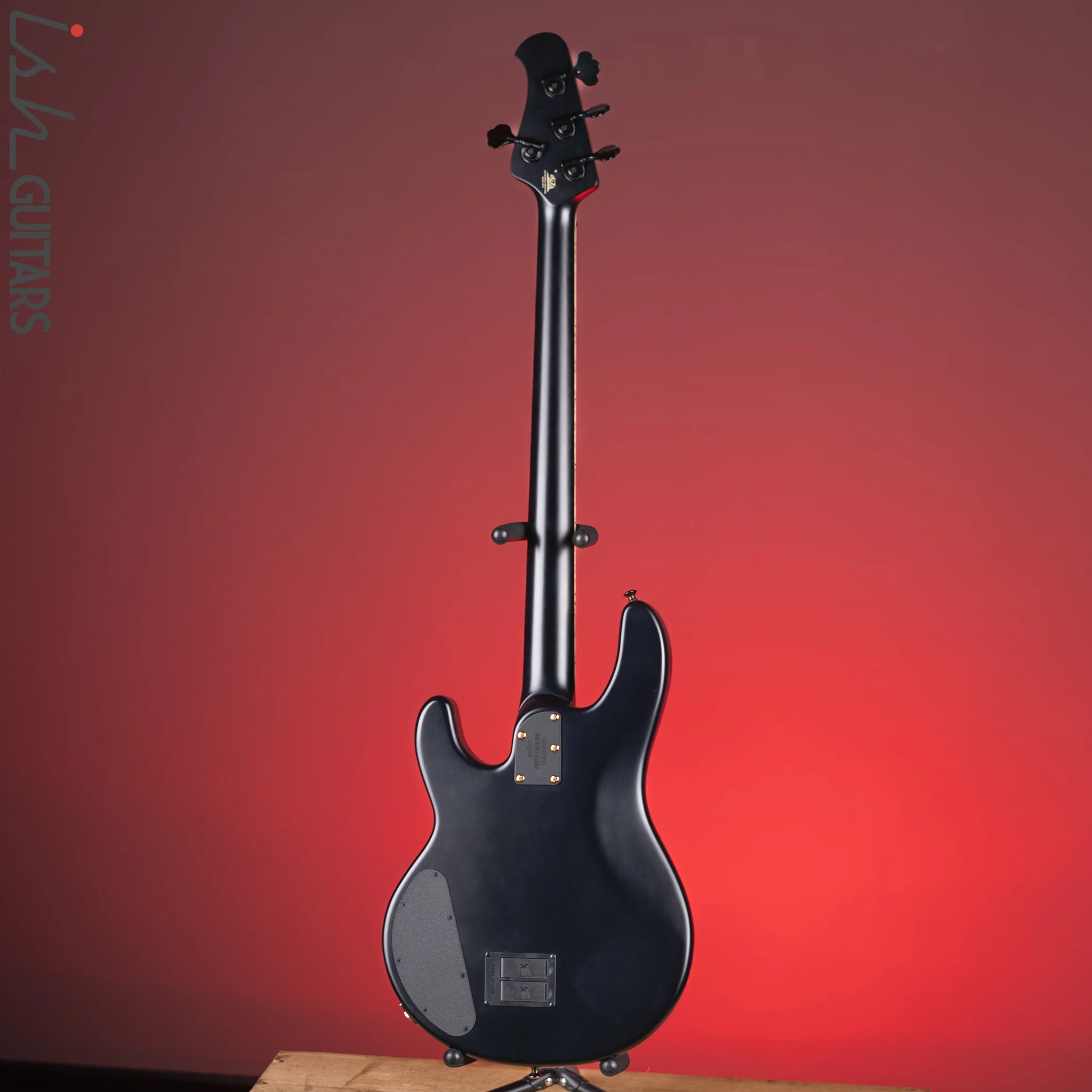 2021 Ernie Ball Music Man BFR Kingpin Stingray HH Matte Black - Image 7