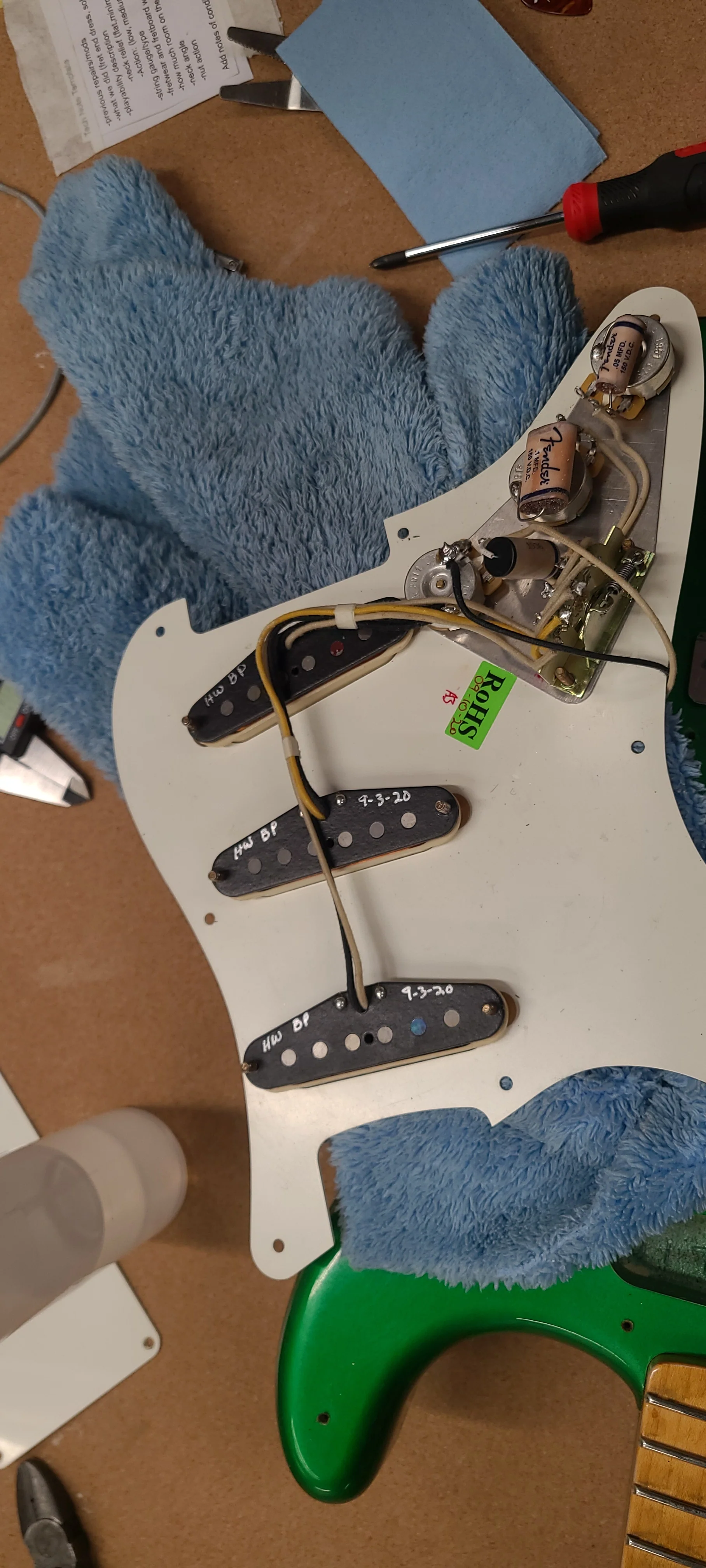 2021 Fender LTD ‘58 Stratocaster Journeyman Candy Green Relic - Image 14