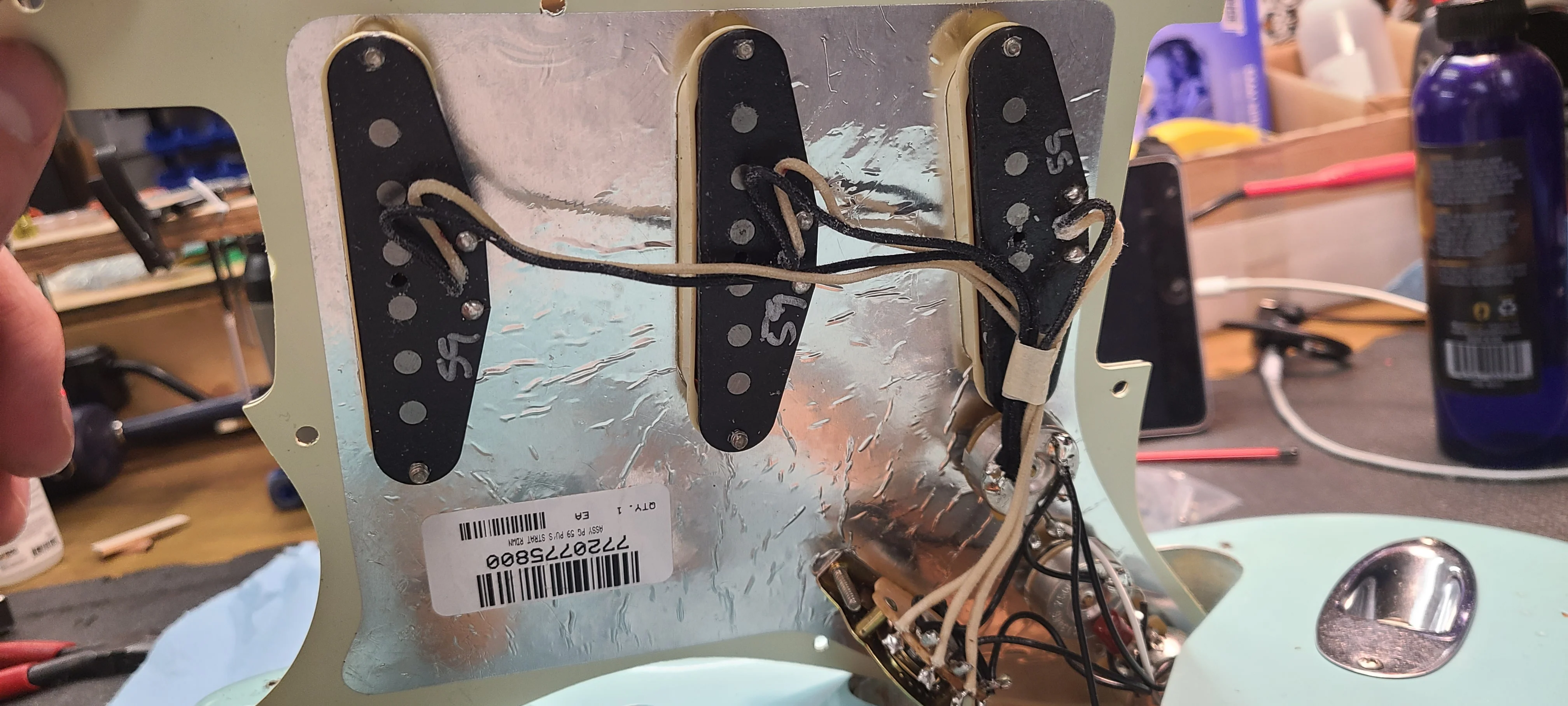 2021 Fender Road Worn Stratocaster Daphne Blue - Image 18