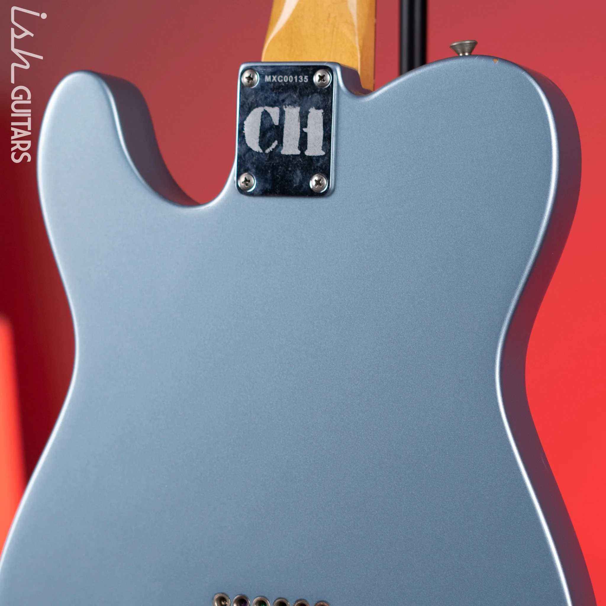 2021 Fender Telecaster Chrissie Hynde Relic Iced Blue Metallic - Image 8
