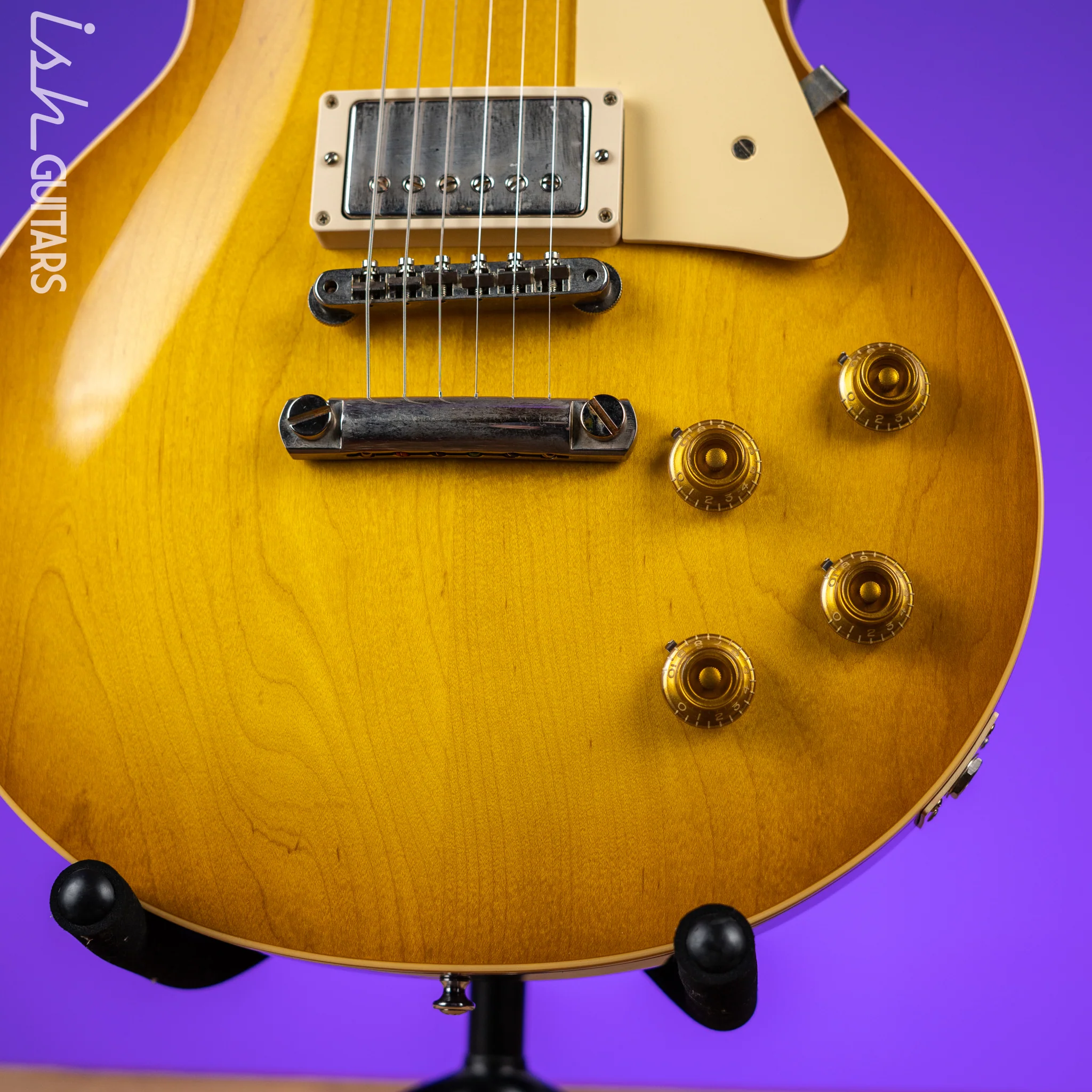 2021 Gibson Custom ‘58 Les Paul Standard R8 VOS Lemon Burst - Image 4