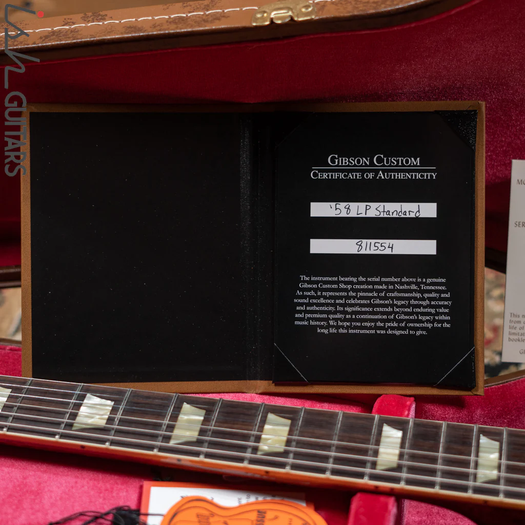 2021 Gibson Custom Shop '58 Les Paul Standard Made 2 Measure VOS Darkburst Modern 60s Neck - Image 15