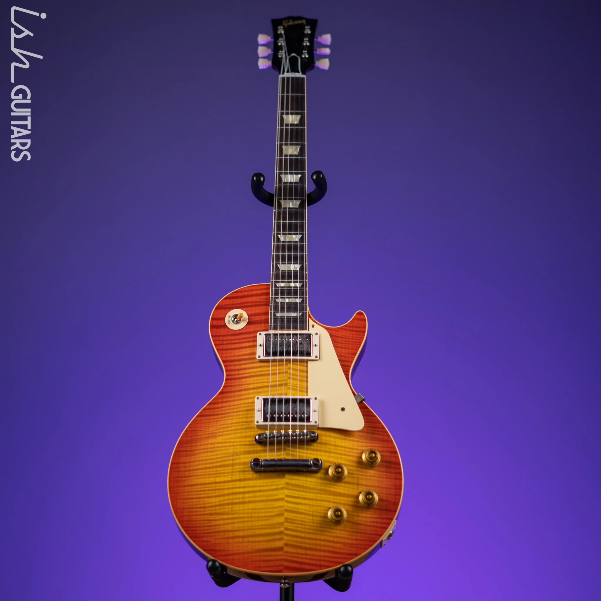 2021 Gibson Custom Shop ‘59 Les Paul Standard Reissue VOS Orange Lemon Fade - Image 2