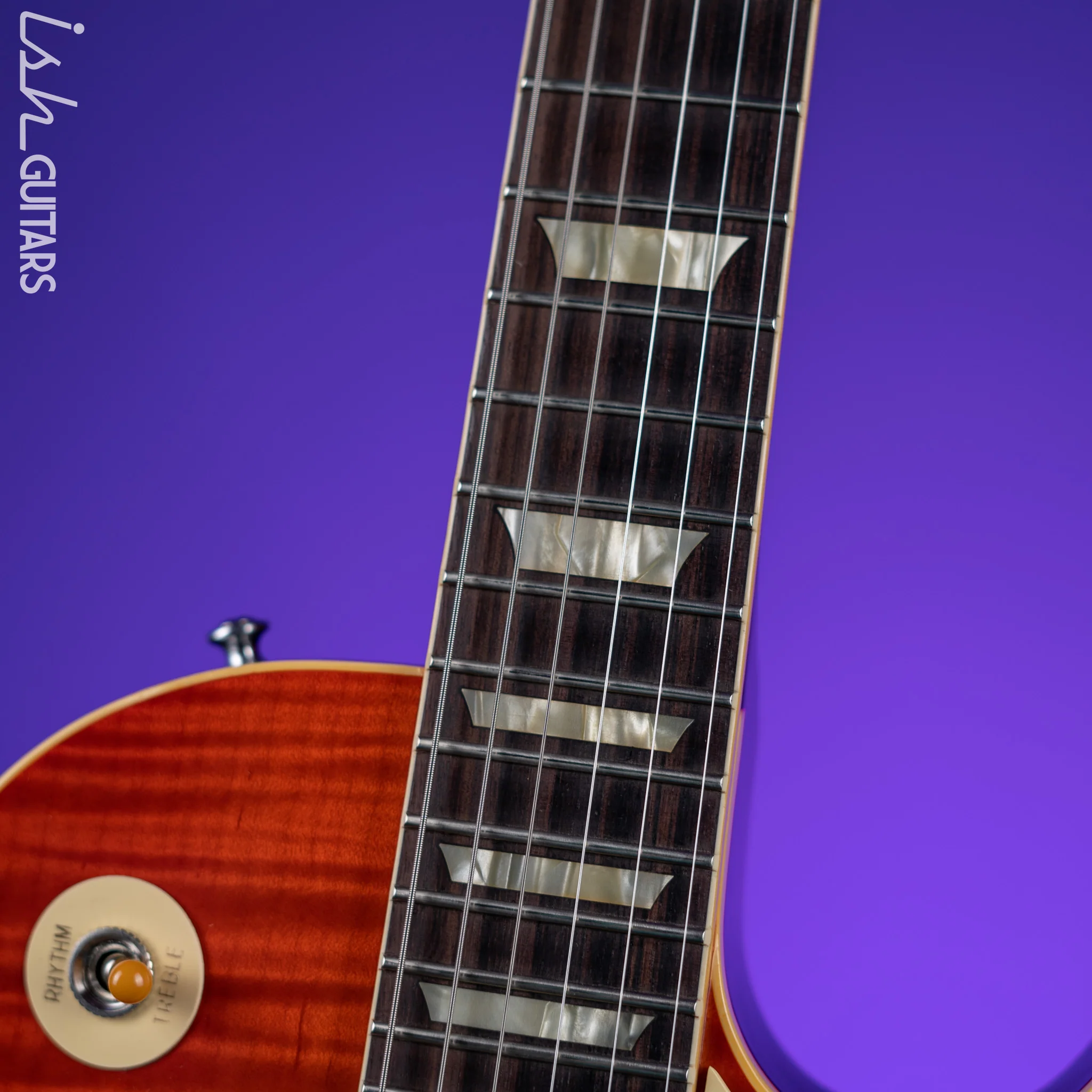 2021 Gibson Custom Shop ‘59 Les Paul Standard Reissue VOS Orange Lemon Fade - Image 5