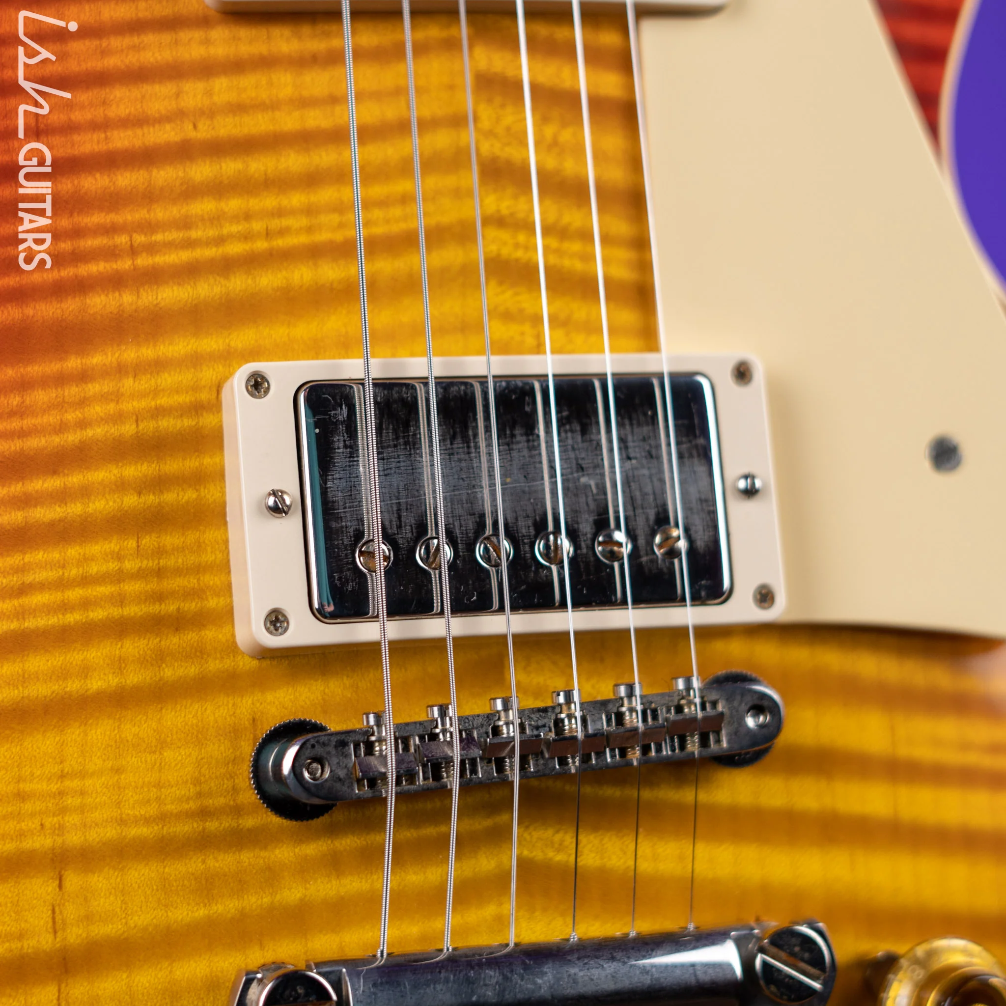 2021 Gibson Custom Shop ‘59 Les Paul Standard Reissue VOS Orange Lemon Fade - Image 8