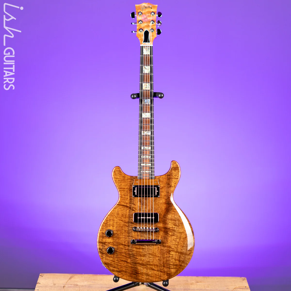 2021 Gibson Les Paul Custom Shop Special DC Left Handed P. Whorton The Shot Dr Natural - Image 2