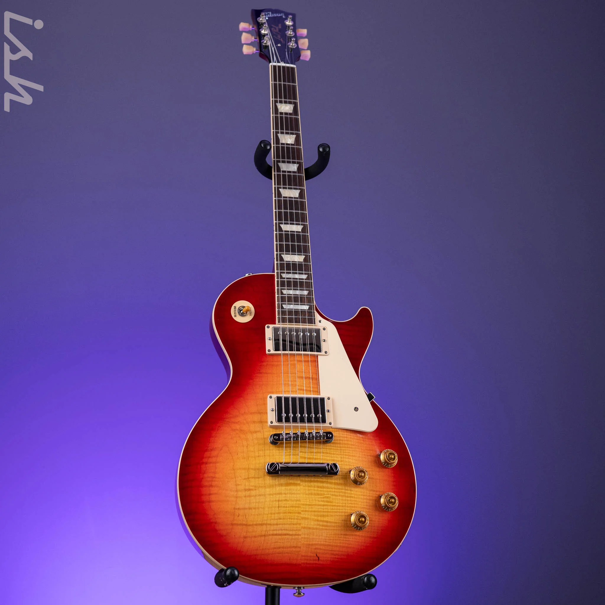 2021 Gibson Original Collection Wildwood Select Les Paul Standard ‘50s Dark Cherry Burst - Image 2