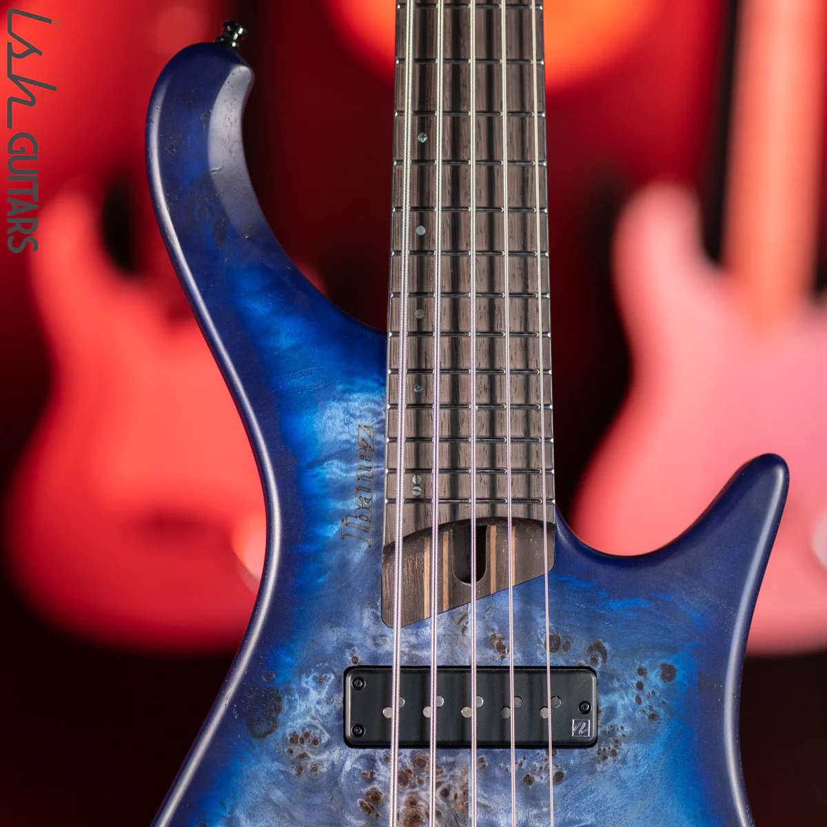 Ibanez EHB1505 5-String Bass Guitar Pacific Blue Burst - Image 3