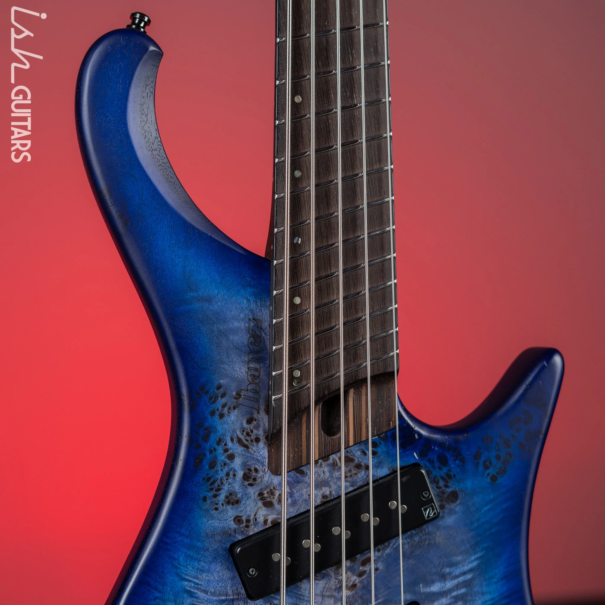 2021 Ibanez EHB1505MS Pacific Blue Burst - Image 3