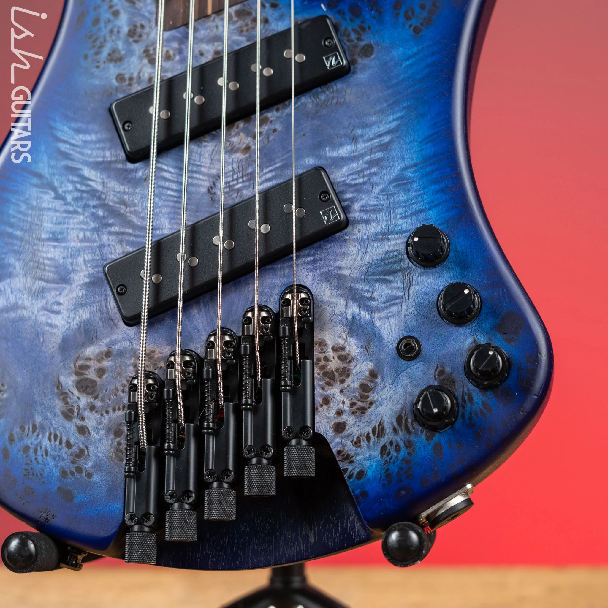 2021 Ibanez EHB1505MS Pacific Blue Burst - Image 4