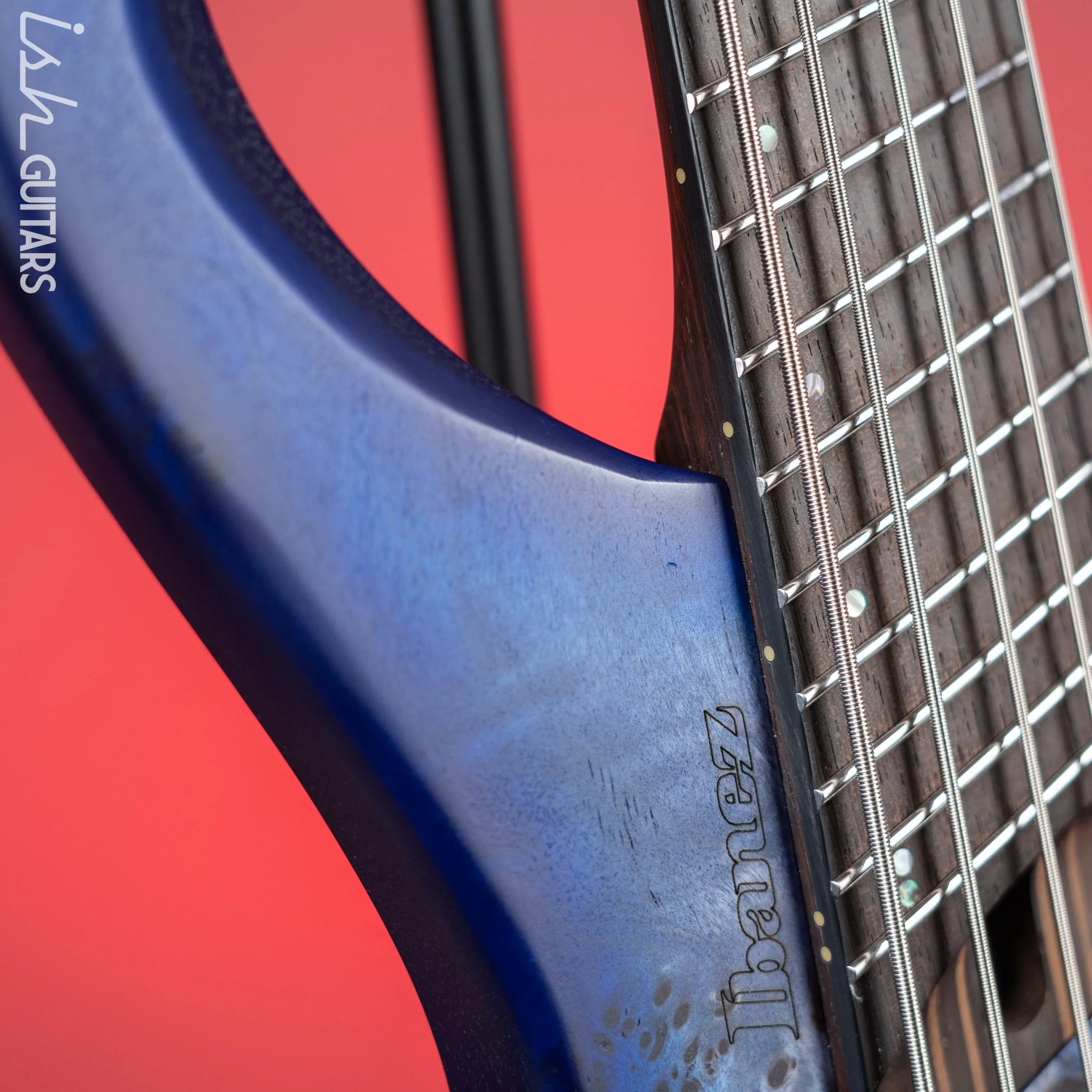 2021 Ibanez EHB1505MS Pacific Blue Burst - Image 8