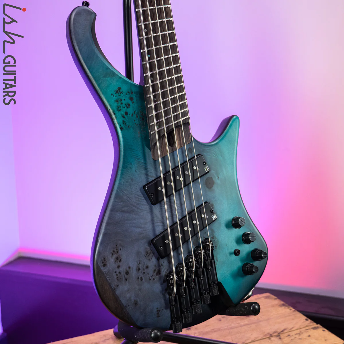 2021 Ibanez EHB1505MS TSF Tropical Sea Floor 5-String Multi-Scale - Image 5